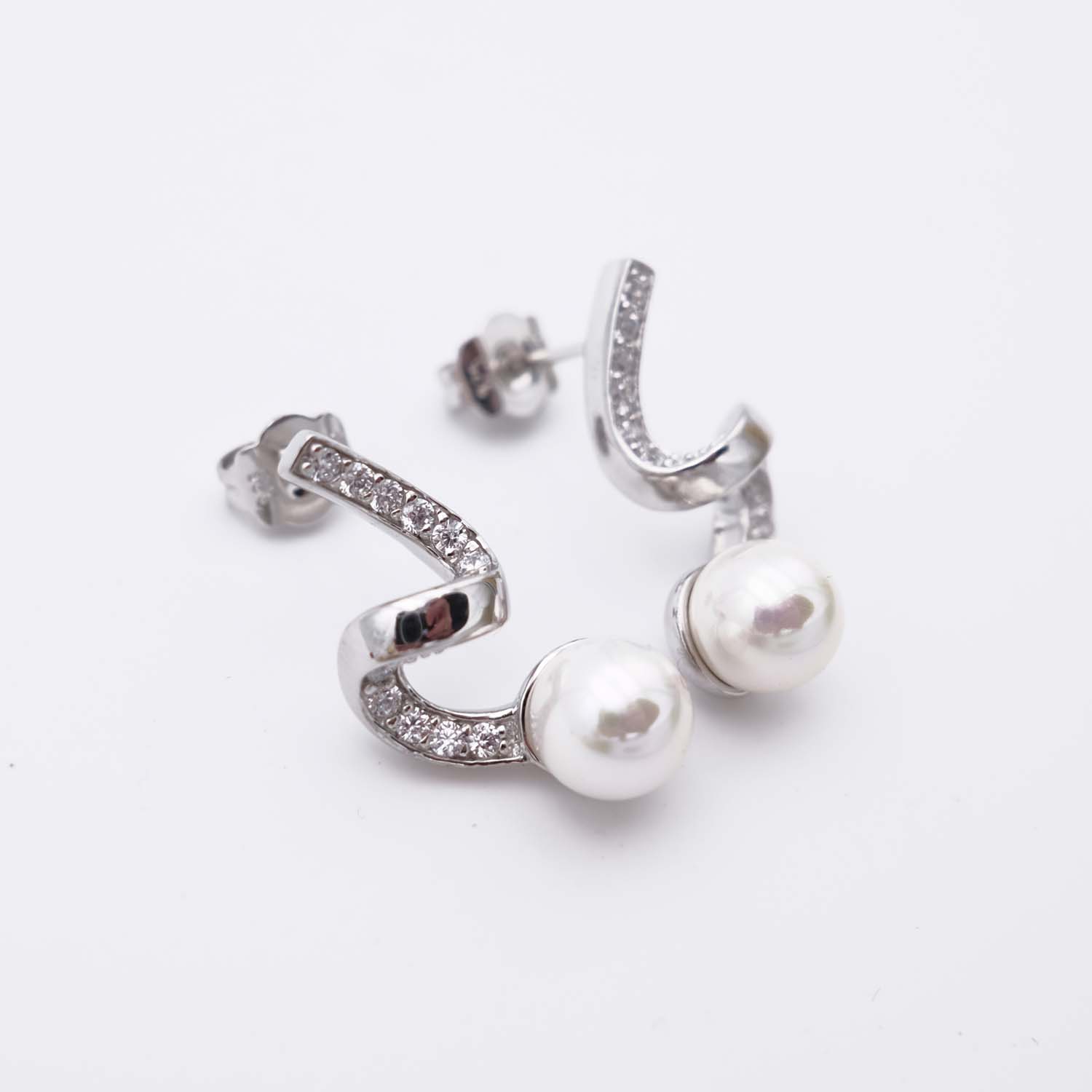 Boucles d'Oreilles en Perles de Majorque - 10 x 25 mm - Image 6