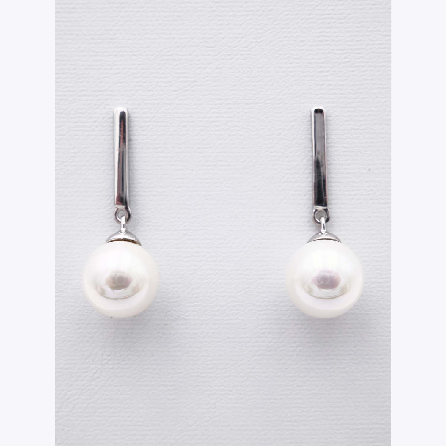 Boucles d'Oreilles en Perles de Majorque - 12 x 30 mm - Image 8