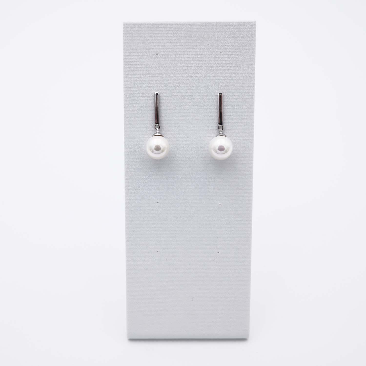 Boucles d'Oreilles en Perles de Majorque - 12 x 30 mm - Image 7
