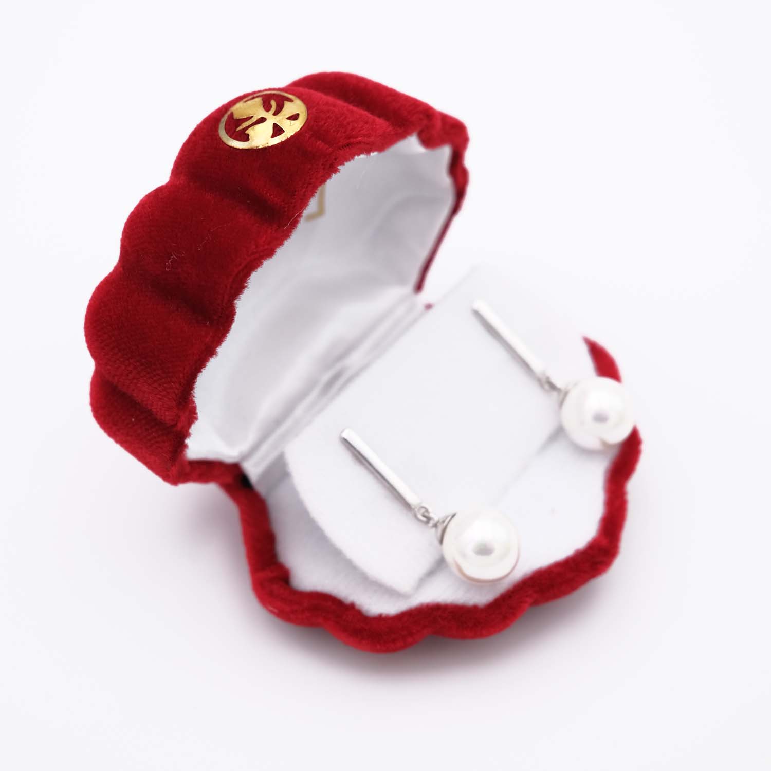 Boucles d'Oreilles en Perles de Majorque - 12 x 30 mm - Image 3