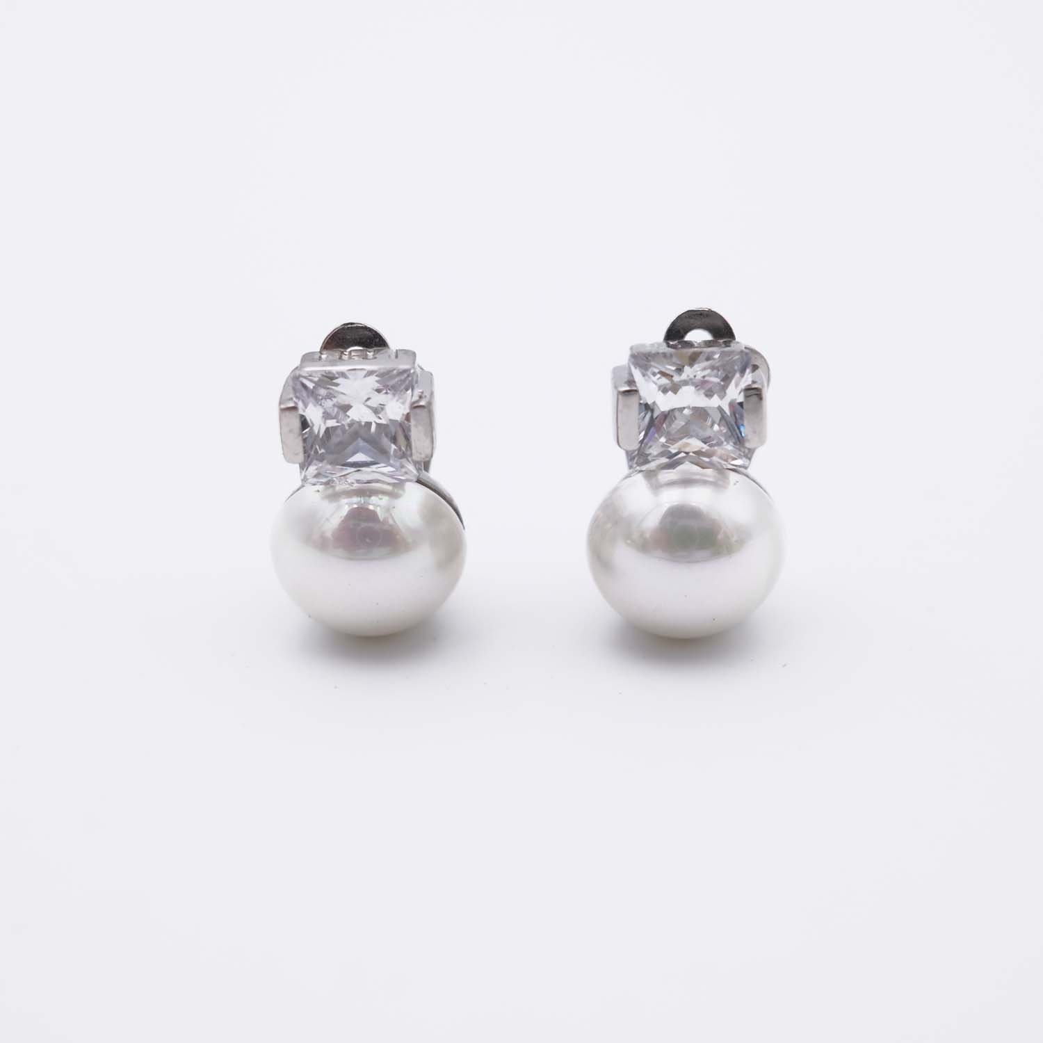 Boucles d'Oreilles en Perles de Majorque - 10 x 16 mm - Image 5