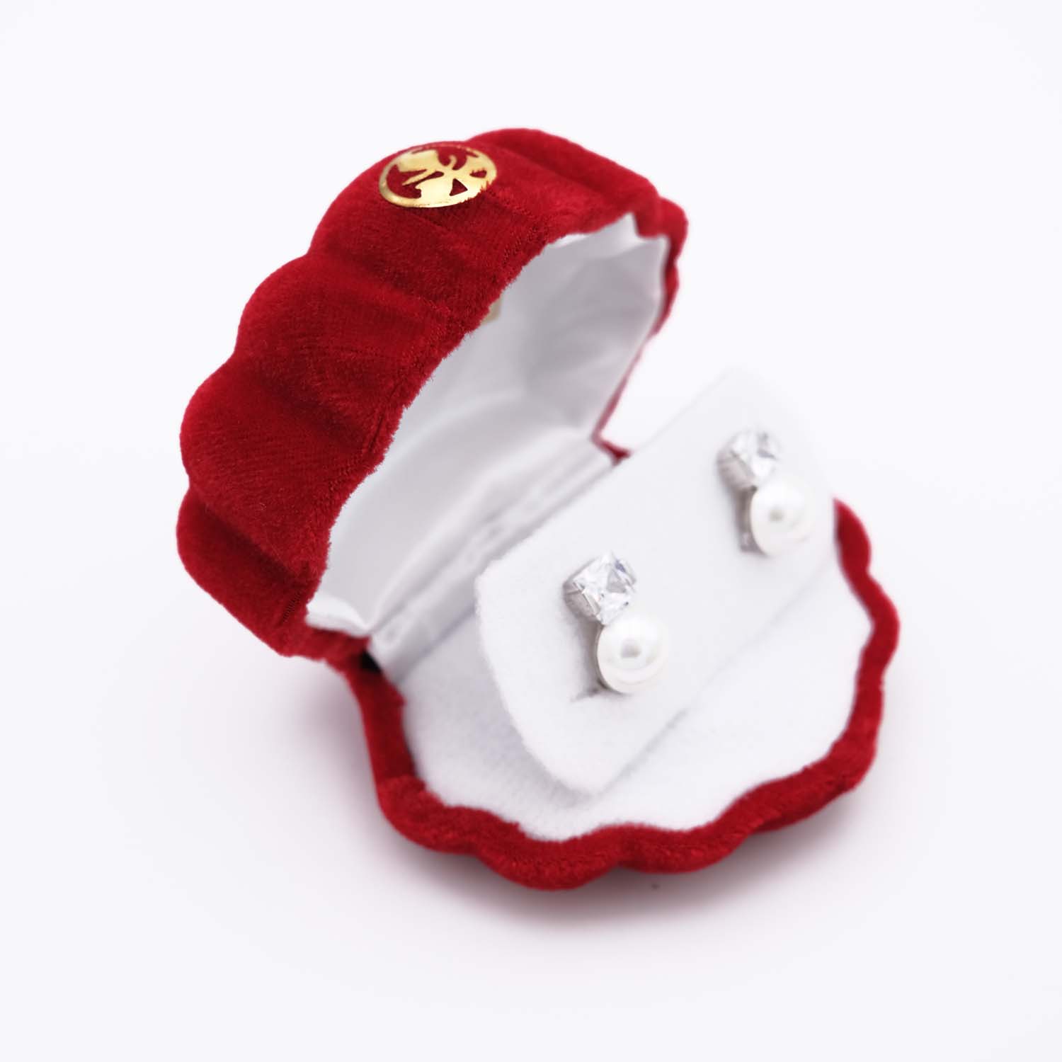 Boucles d'Oreilles en Perles de Majorque - 10 x 16 mm - Image 3