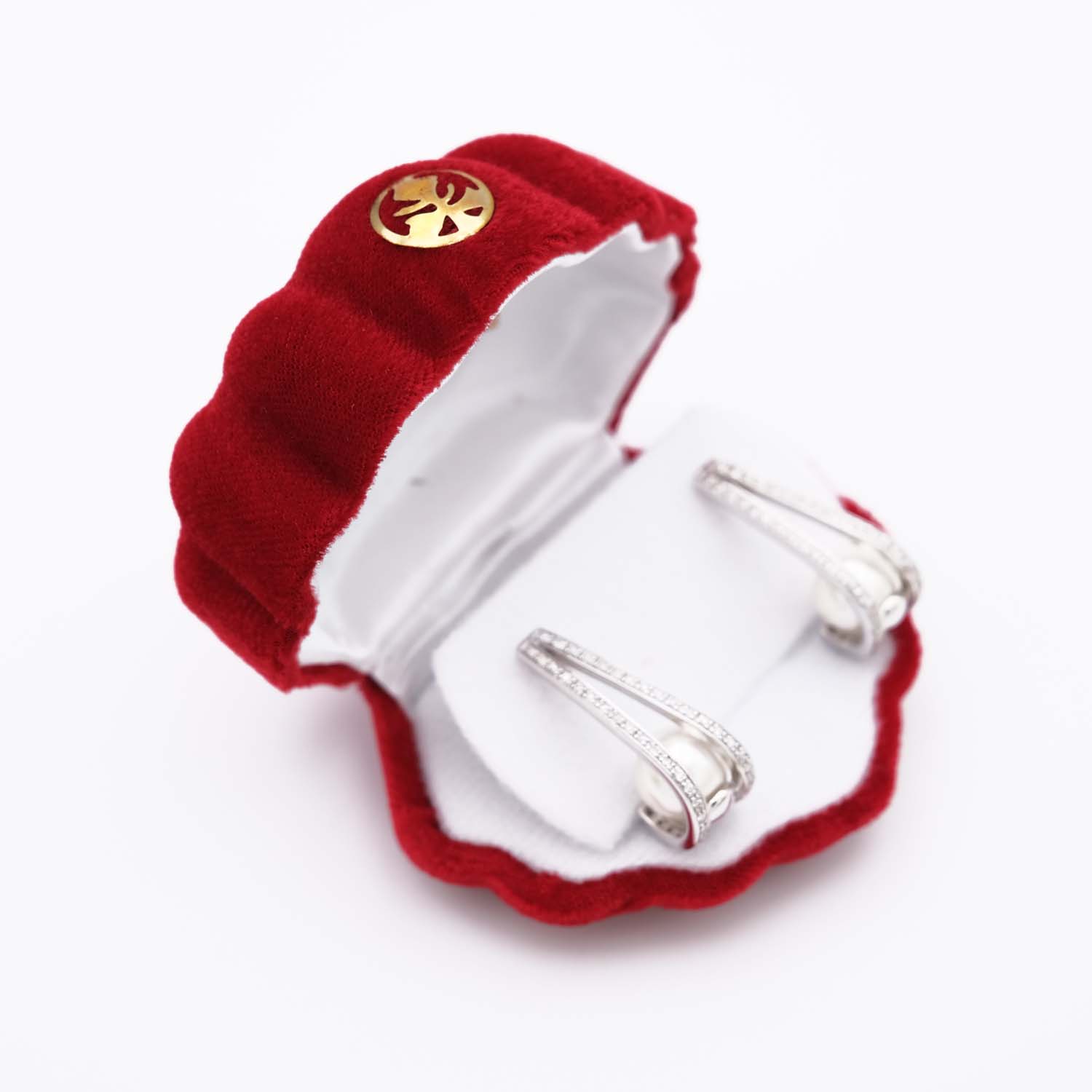 Boucles d'Oreilles en Perles de Majorque - 10 x 28 mm - Image 2