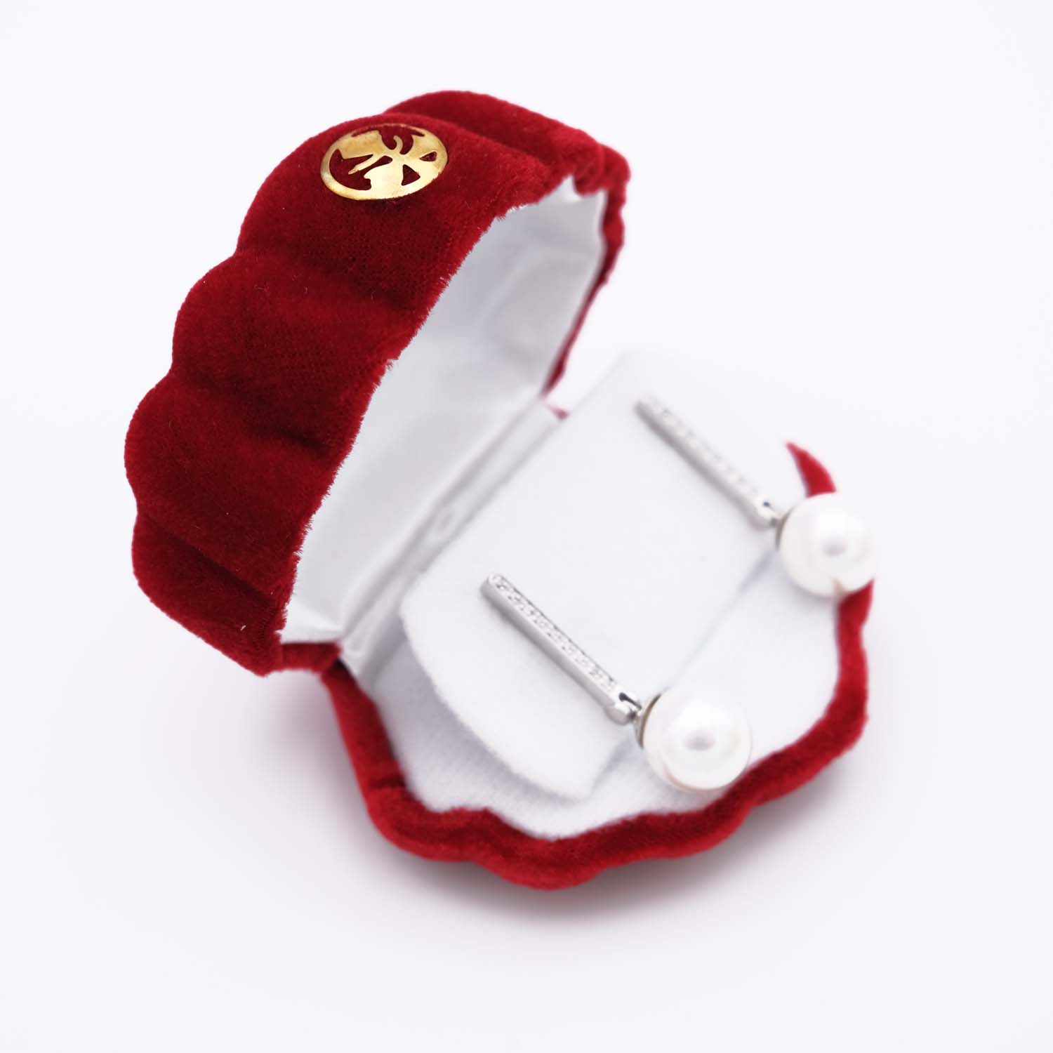 Boucles d'Oreilles en Perles de Majorque - 12 x 34 mm - Image 4