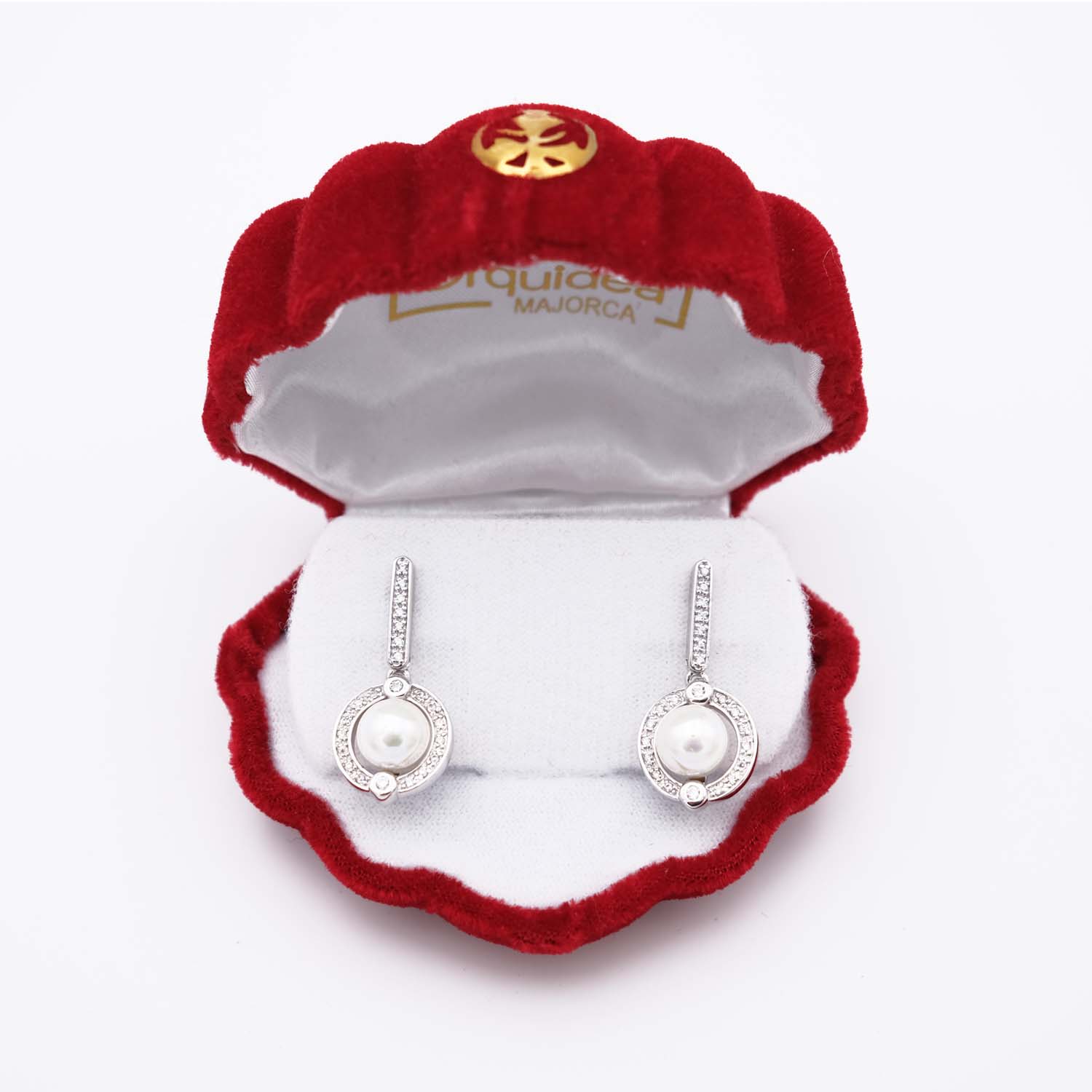 Boucles d'Oreilles en Perles de Majorque - 12 x 24 mm - Image 7