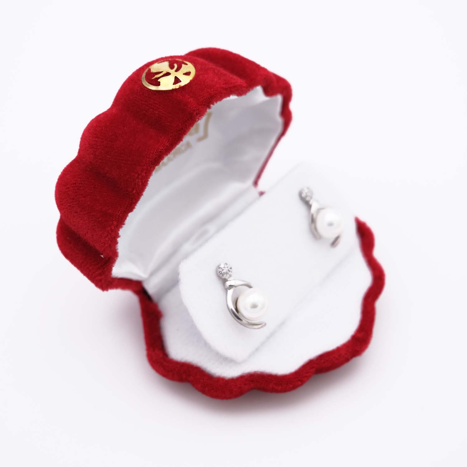 Boucles d'Oreilles en Perles de Majorque - 8 mm - Long. 19 mm - Image 5