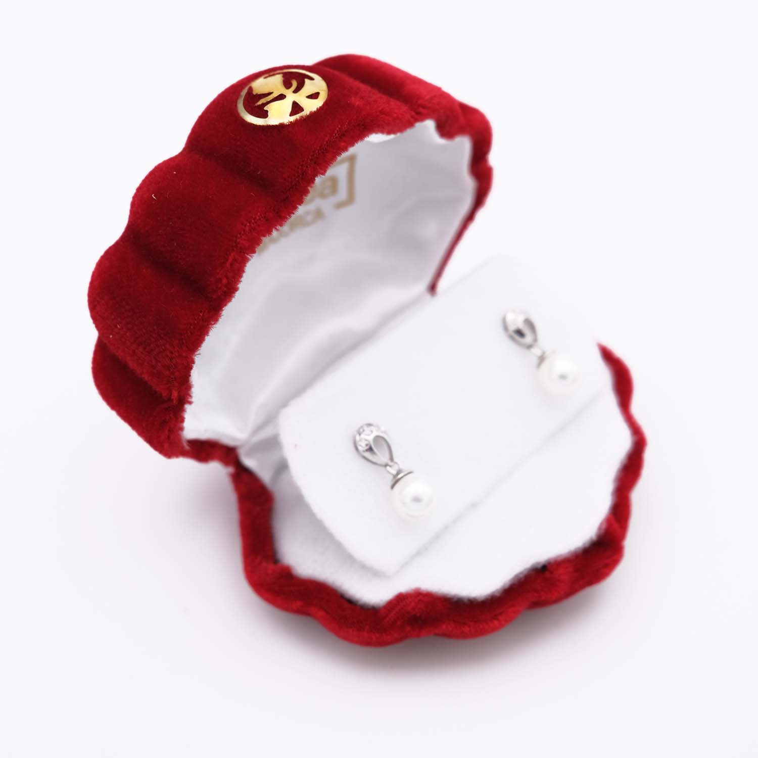 Boucles d'Oreilles en Perles de Majorque - 7 mm - Long. 17 mm - Image 5