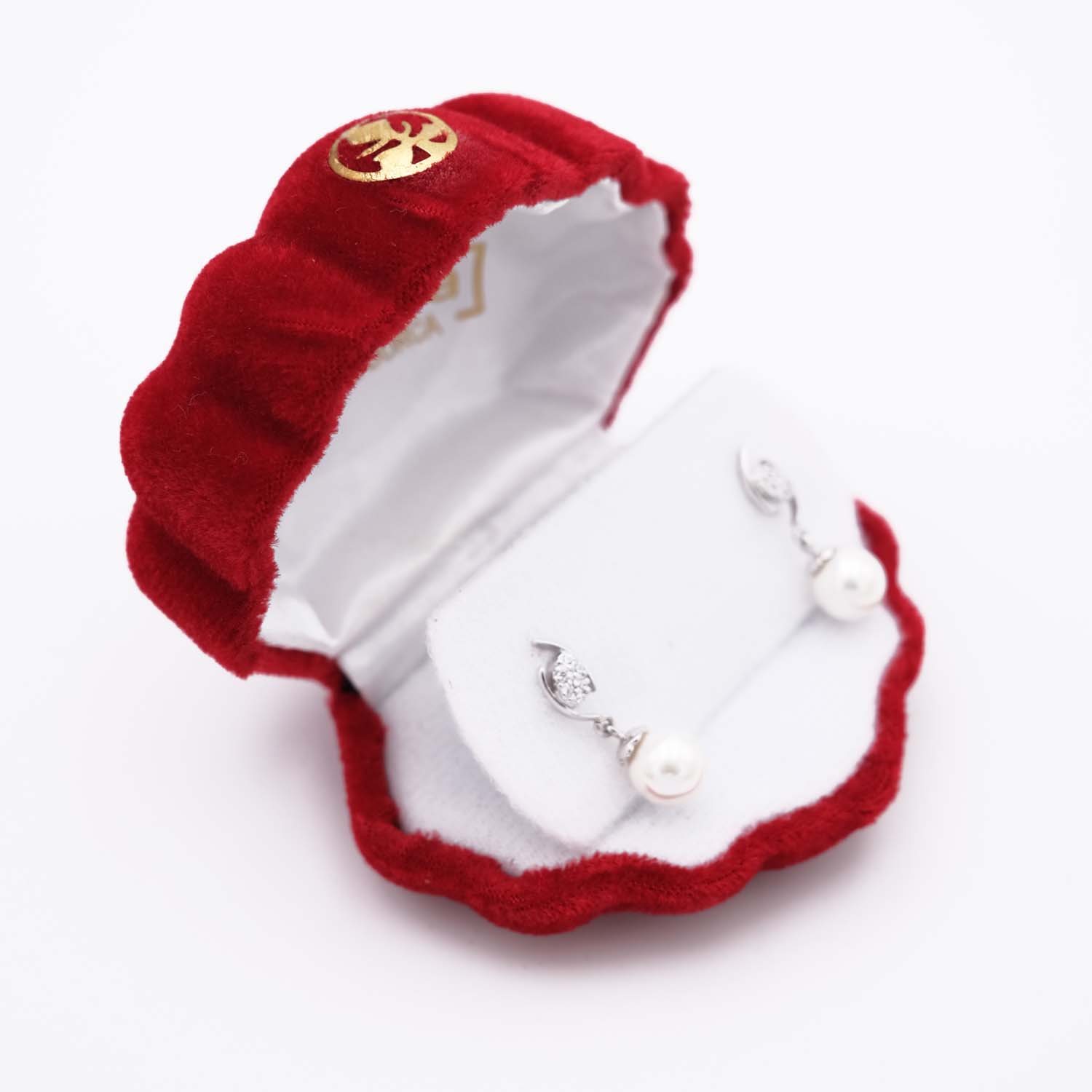 Boucles d'Oreilles en Perles de Majorque - 8 mm - Long. 22 mm - Image 8