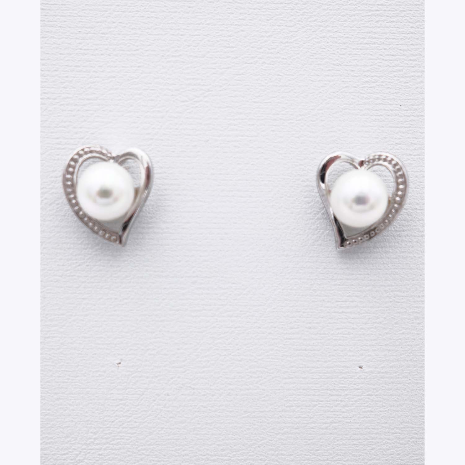 Boucles d'Oreilles en Perles de Majorque - 7 mm - Long. 13 mm - Image 3