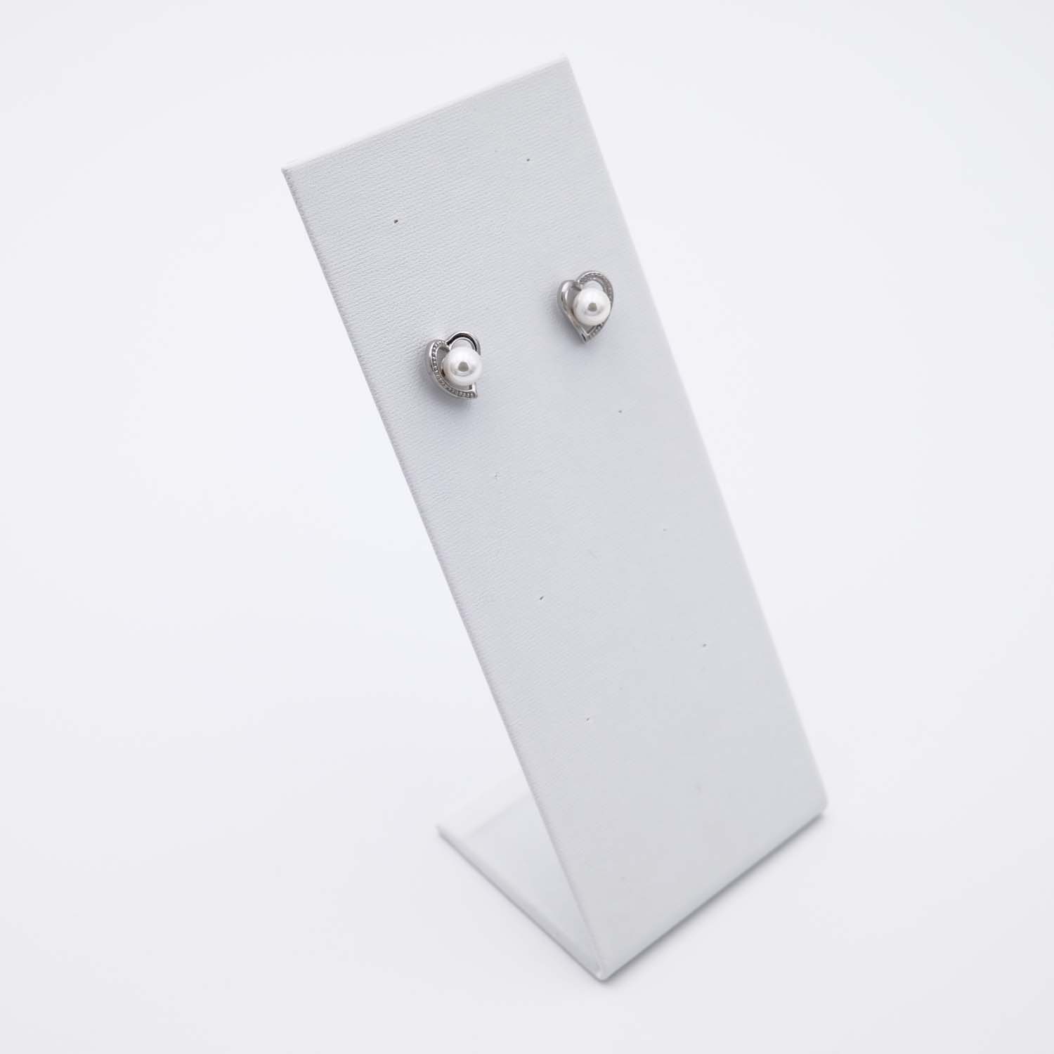 Boucles d'Oreilles en Perles de Majorque - 7 mm - Long. 13 mm - Image 7