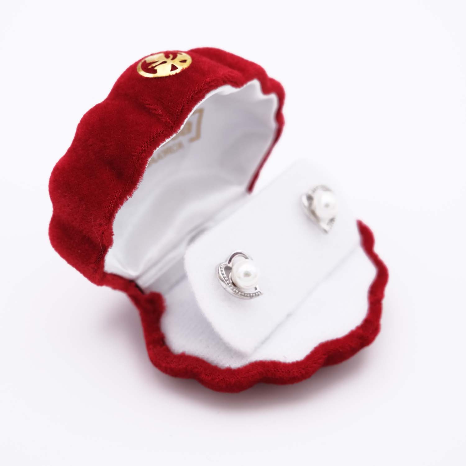 Boucles d'Oreilles en Perles de Majorque - 7 mm - Long. 13 mm - Image 4