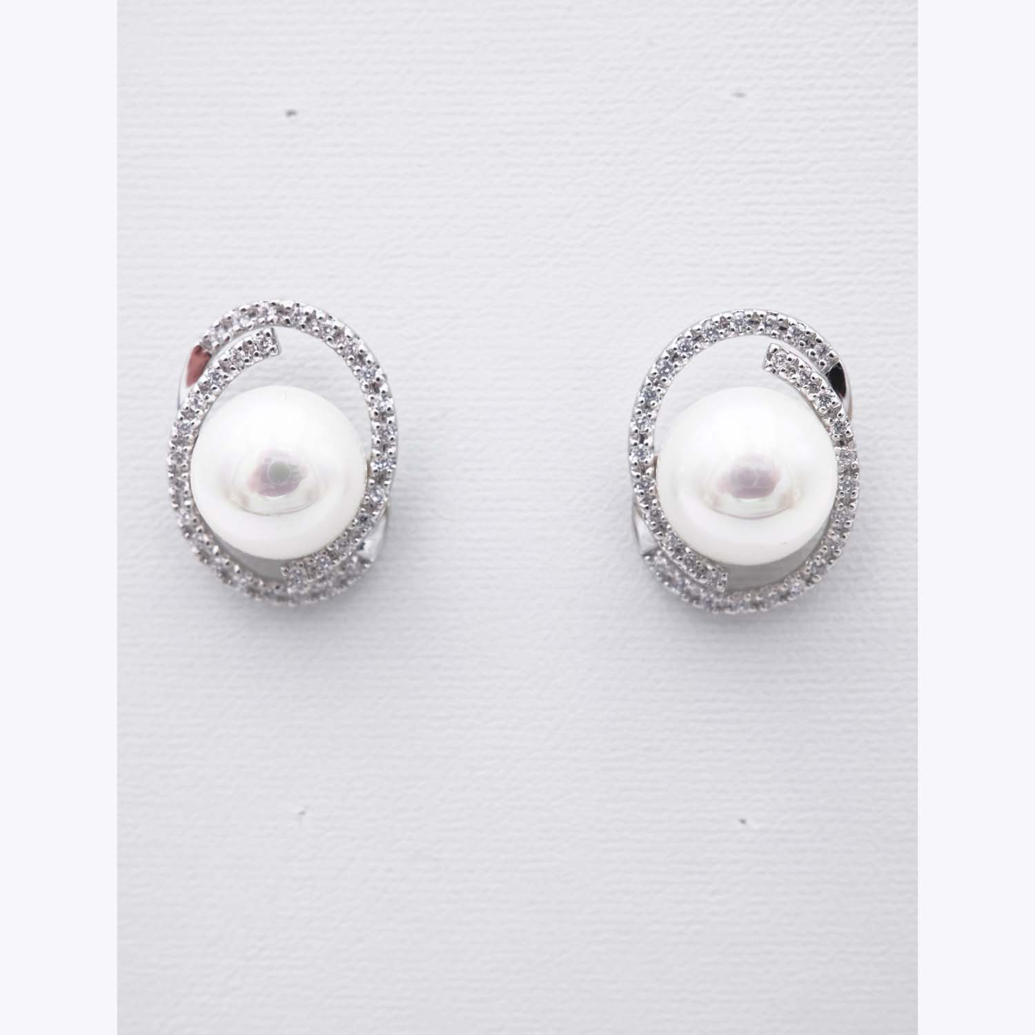 Boucles d'Oreilles en Perles de Majorque - 20 x 15 mm - Image 8