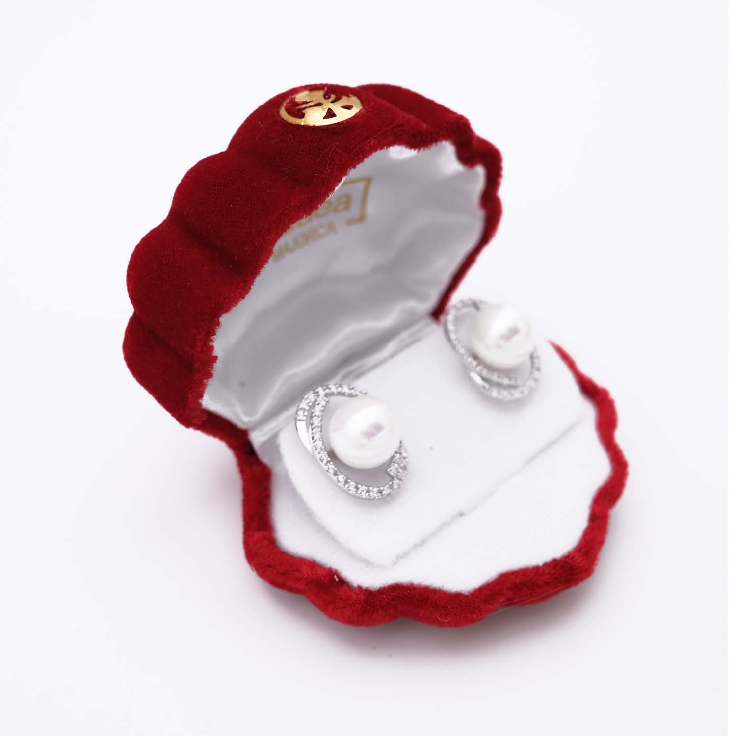 Boucles d'Oreilles en Perles de Majorque - 20 x 15 mm - Image 5