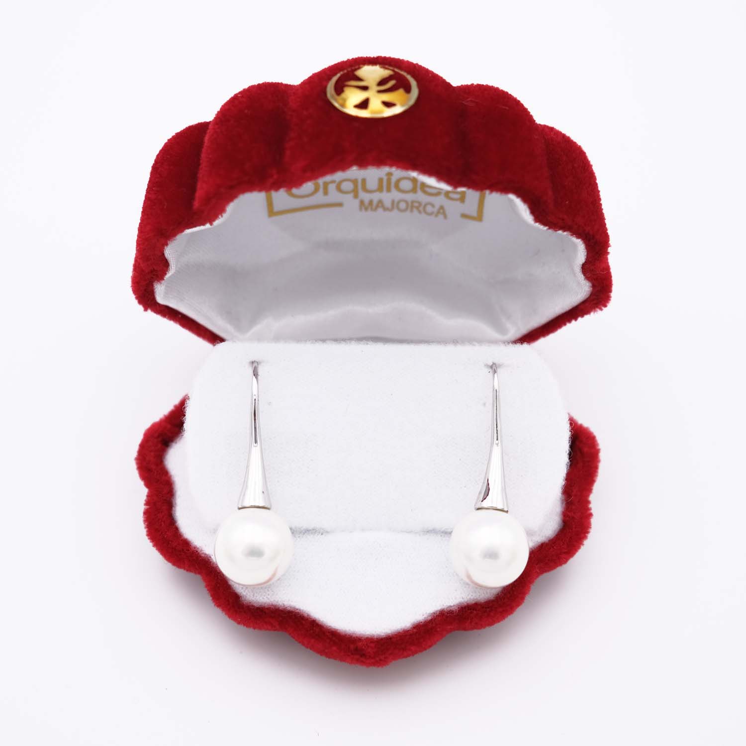 Boucles d'Oreilles en Perles de Majorque - 12 x 35 mm - Image 7