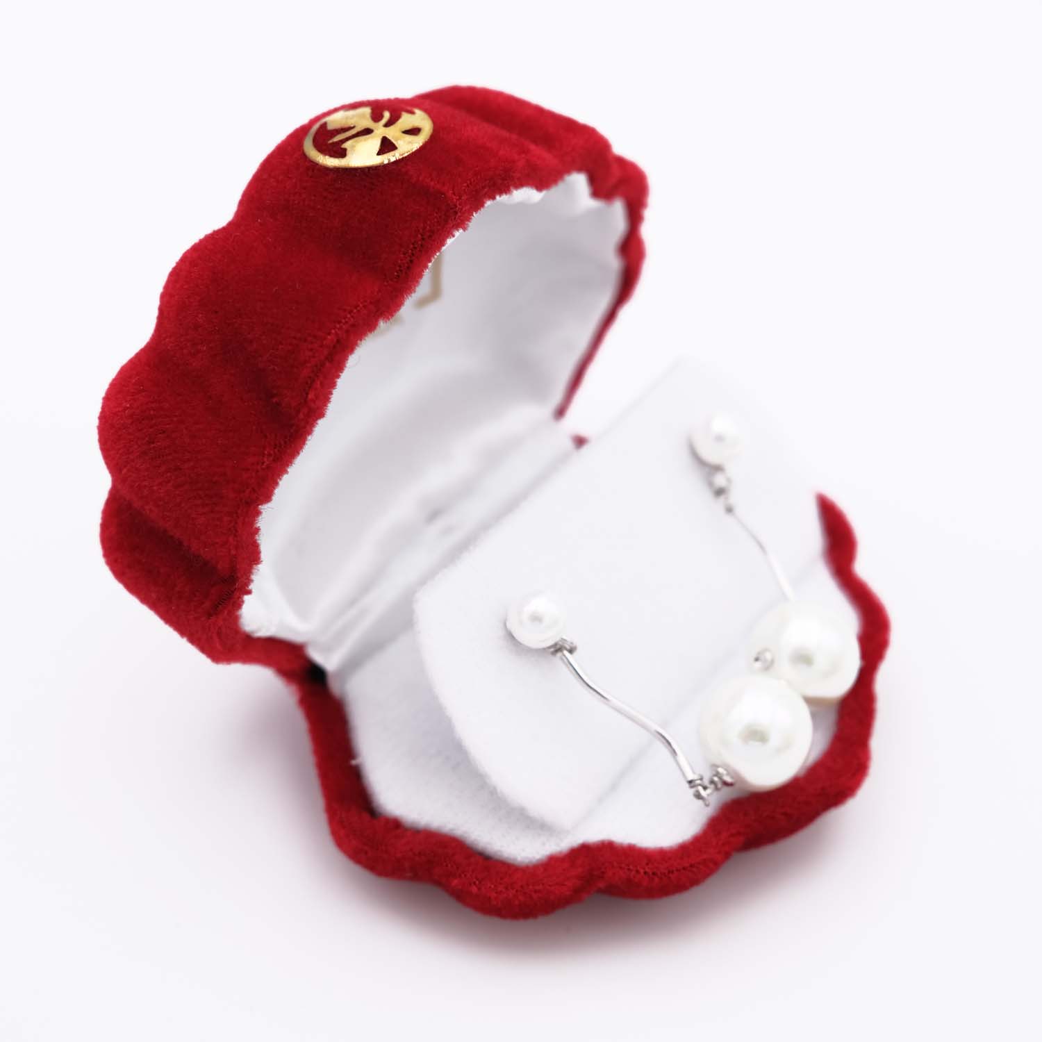 Boucles d'Oreilles en Perles de Majorque - 12 x 40 mm - Image 8