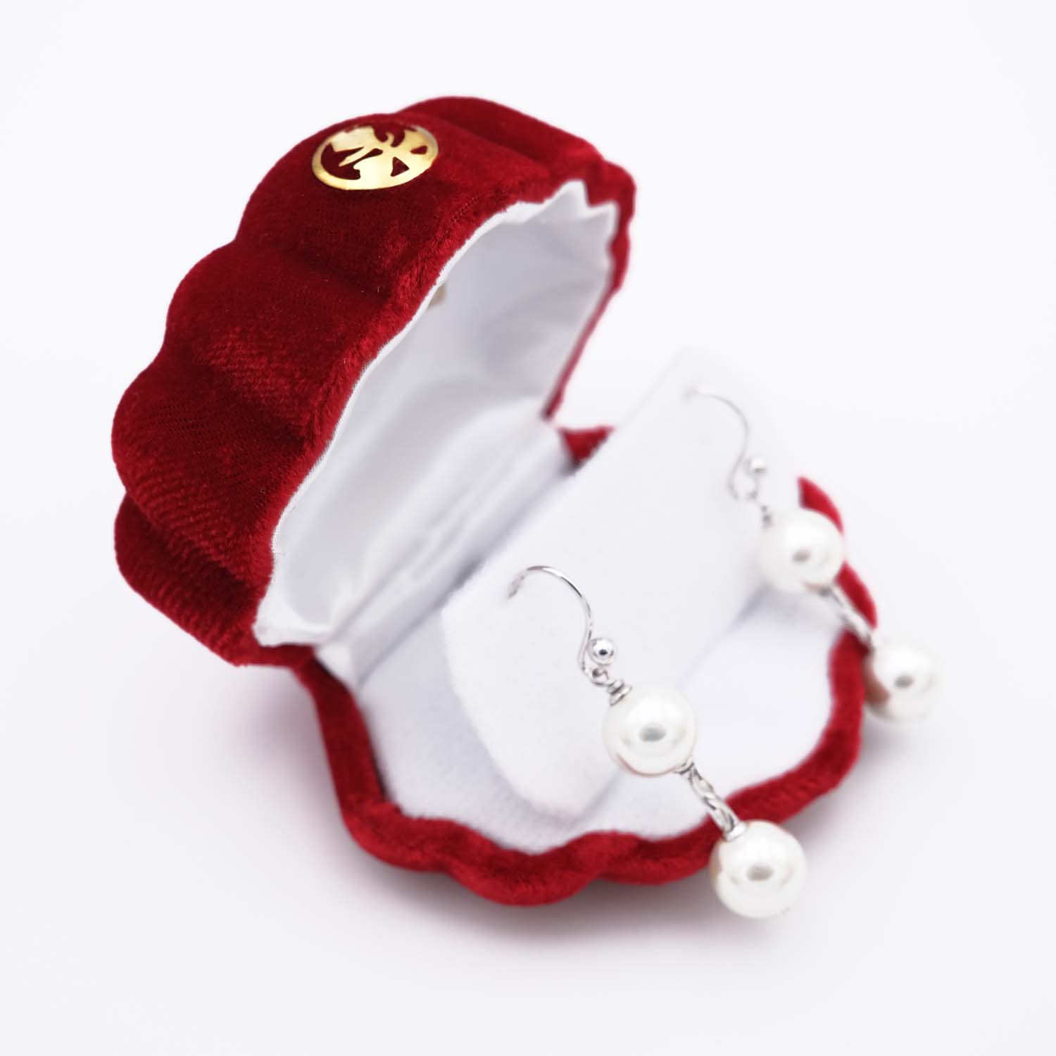 Boucles d'Oreilles en Perles de Majorque - 10 x 40 mm - Image 4