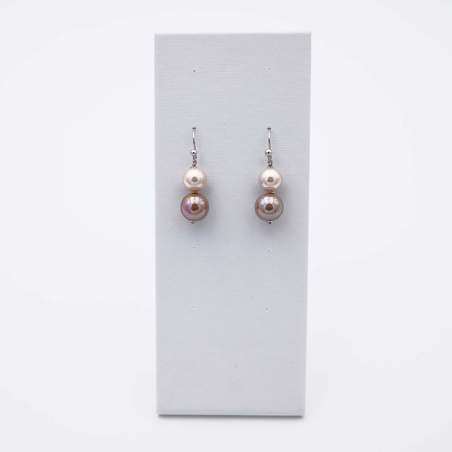 Boucles d'Oreilles en Perles de Majorque - 12 x 38 mm - Image 7