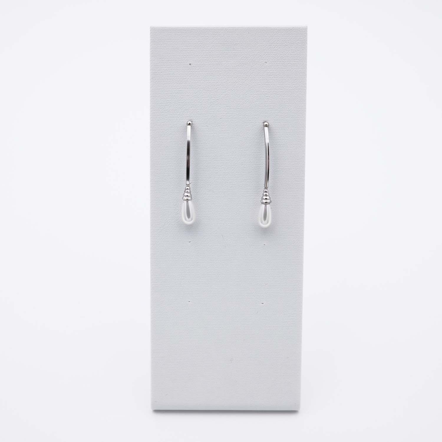 Boucles d'Oreilles en Perles de Majorque - Long. 44 mm - Image 7