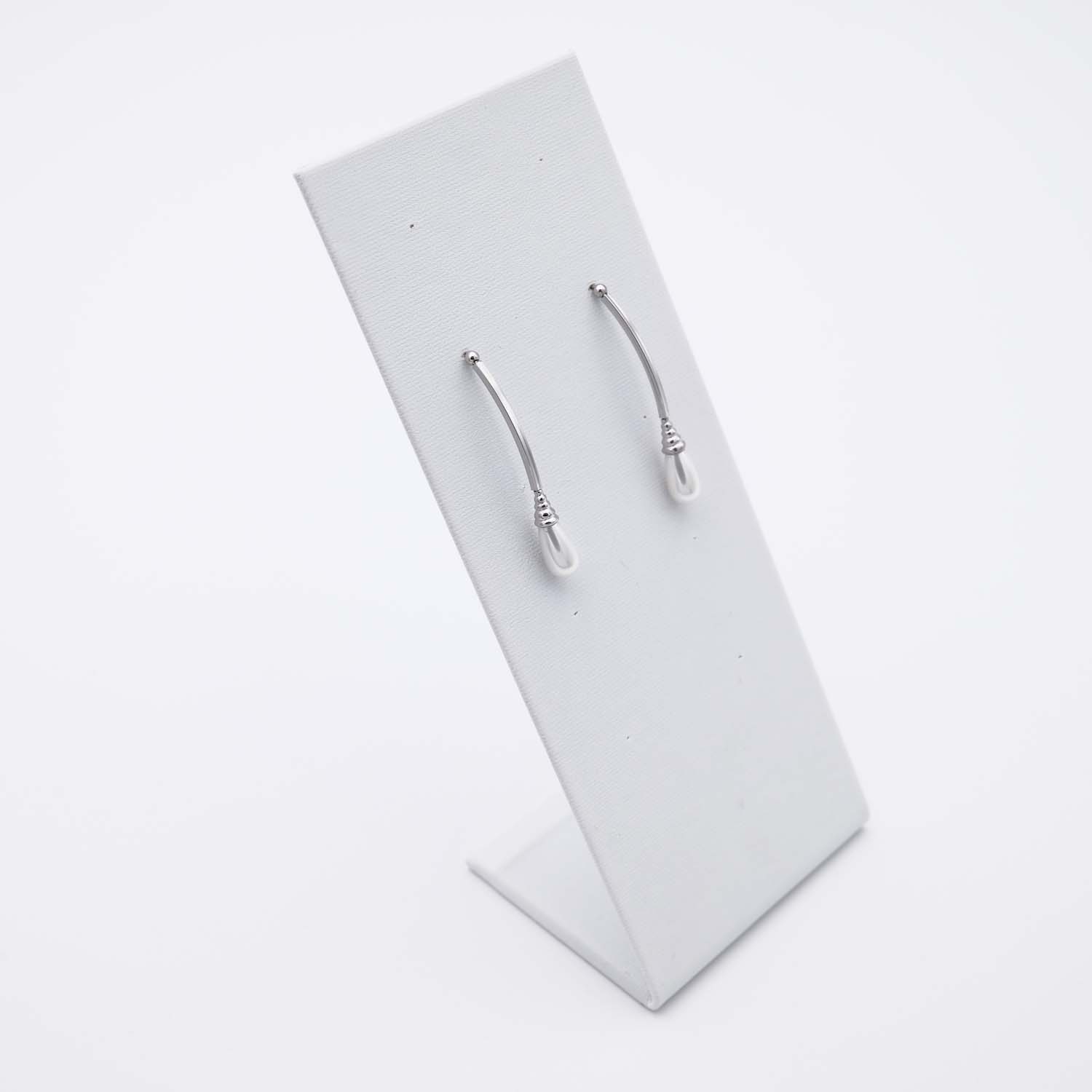 Boucles d'Oreilles en Perles de Majorque - Long. 44 mm - Image 6