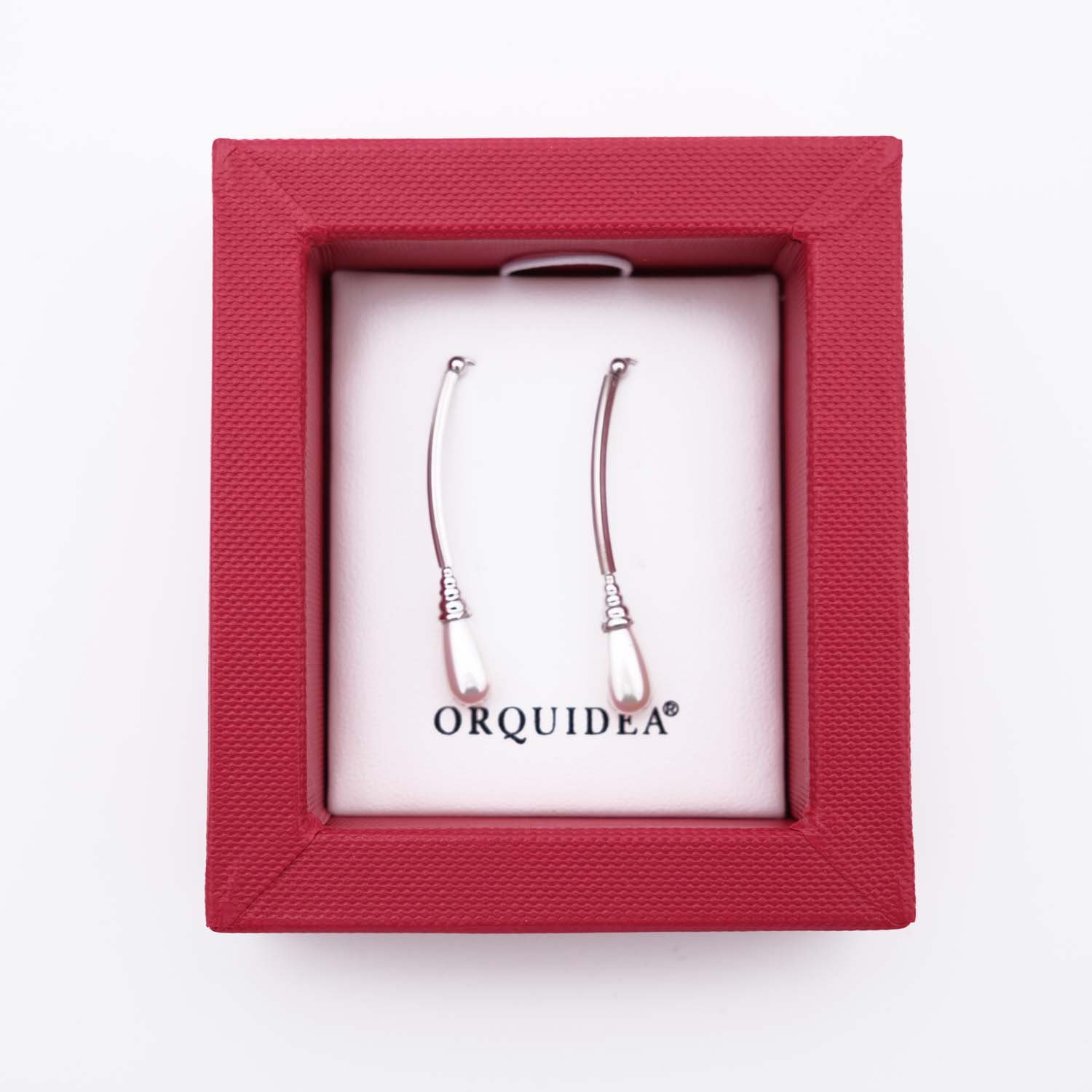 Boucles d'Oreilles en Perles de Majorque - Long. 44 mm - Image 3