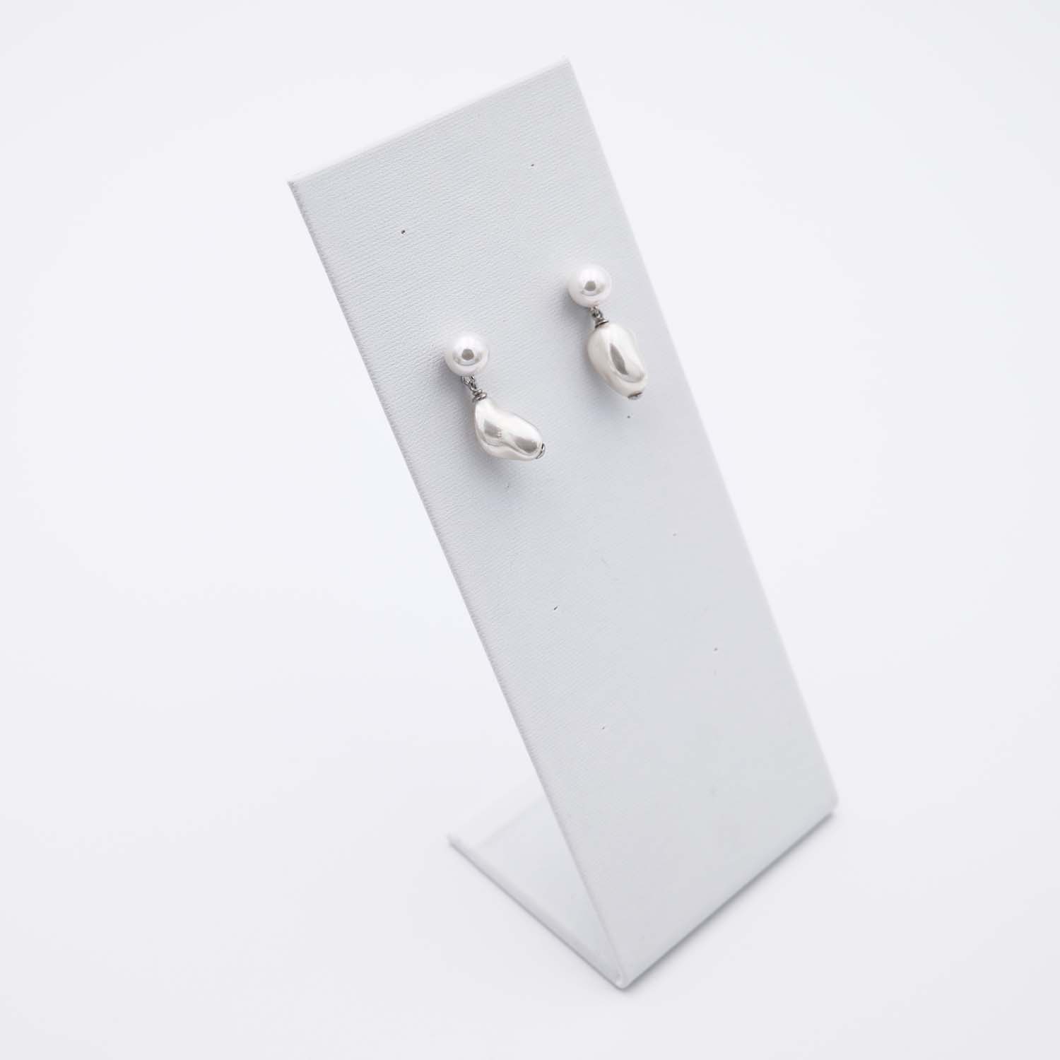 Boucles d'Oreilles en Perles de Majorque - 10 x 30 mm - Image 6