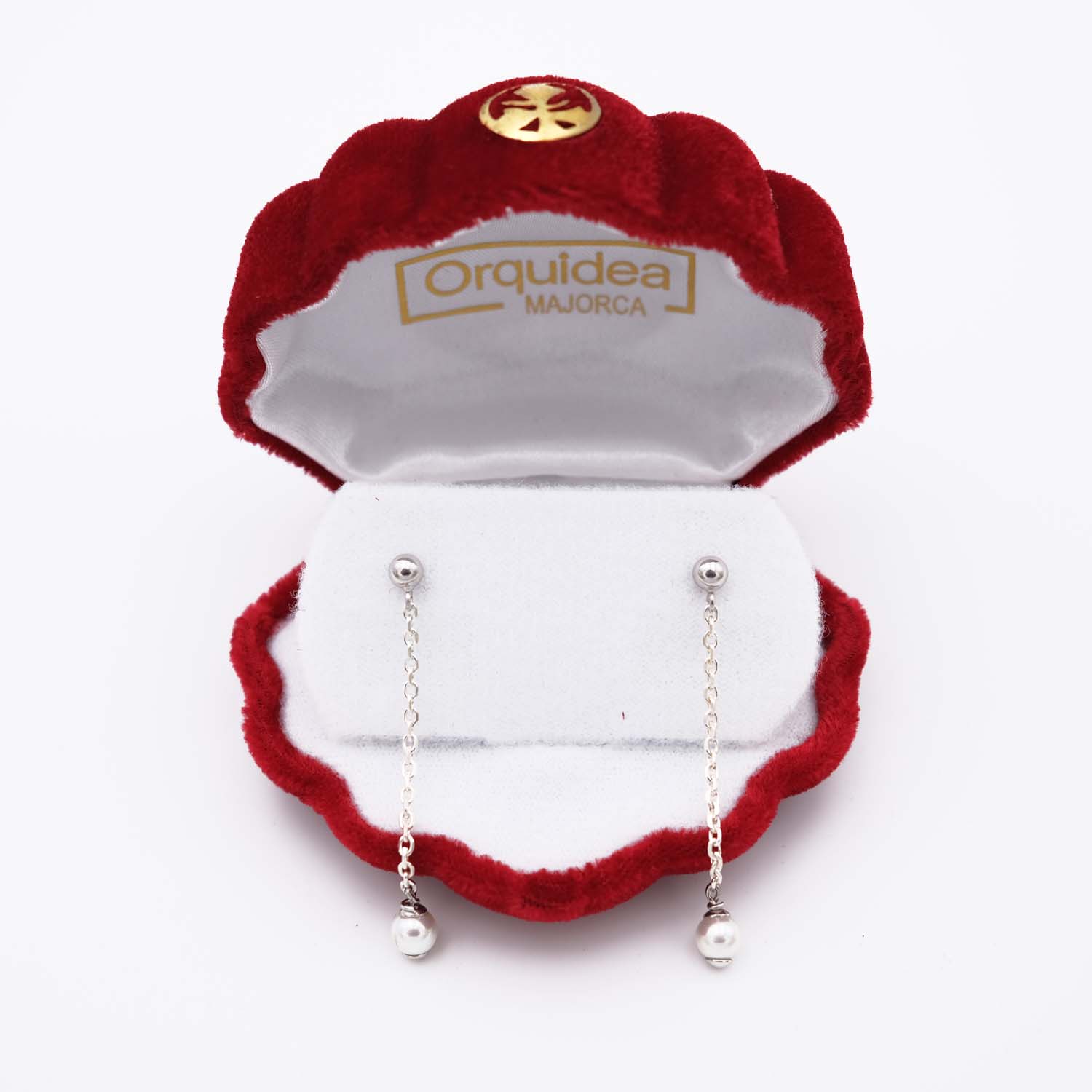 Boucles d'Oreilles en Perles de Majorque - 5 x 45 mm - Image 3