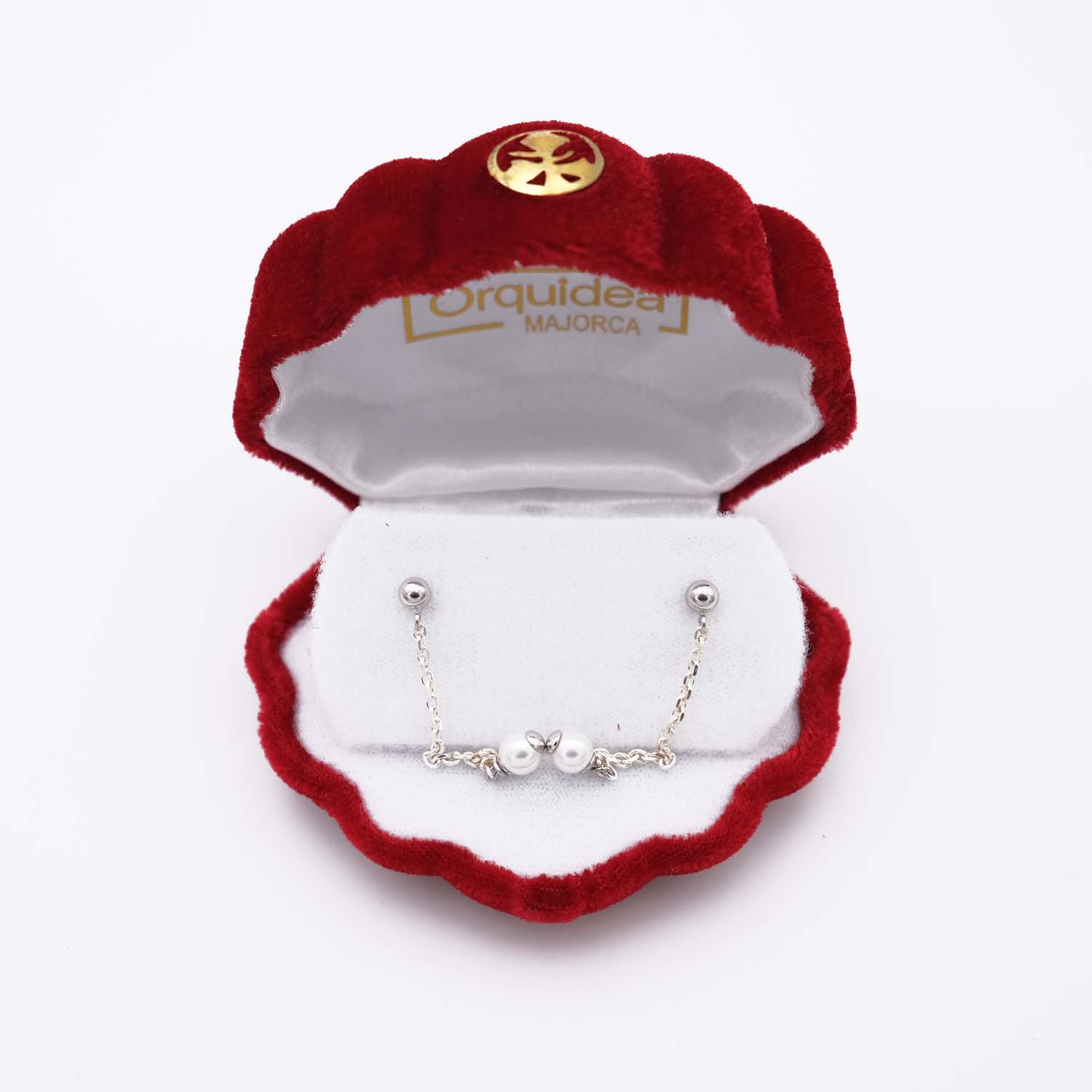 Boucles d'Oreilles en Perles de Majorque - 5 x 45 mm - Image 4