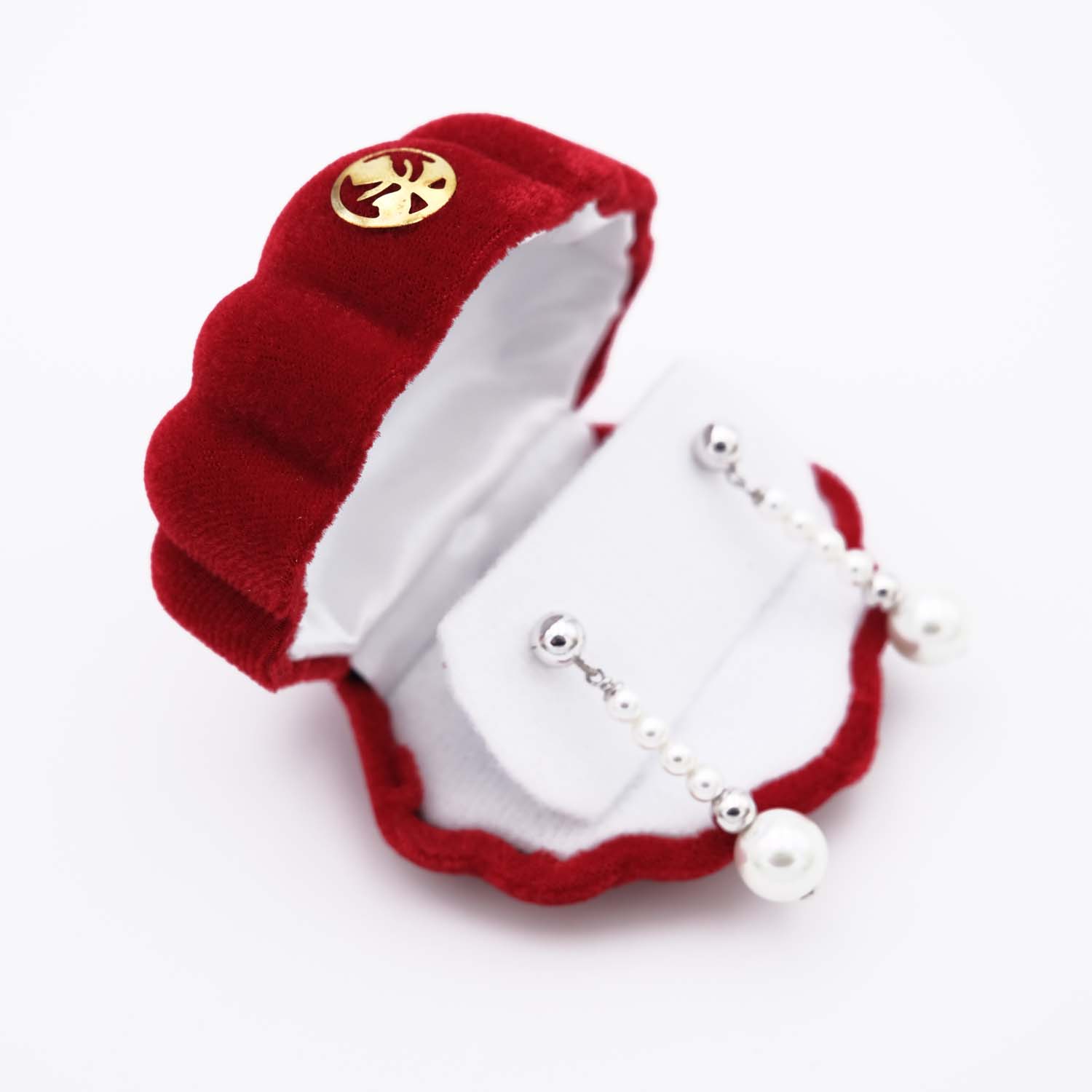 Boucles d'Oreilles en Perles de Majorque - 10 x 38 mm - Image 5