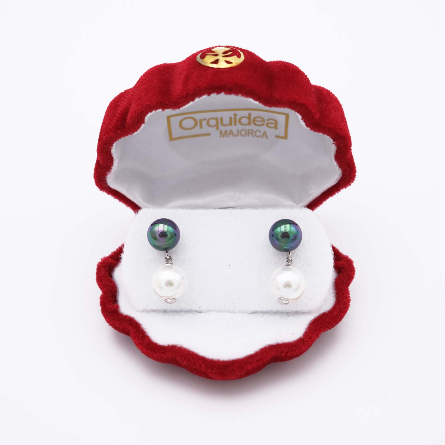 Boucles d'Oreilles en Perles de Majorque - 10 x 28 mm - Image 4