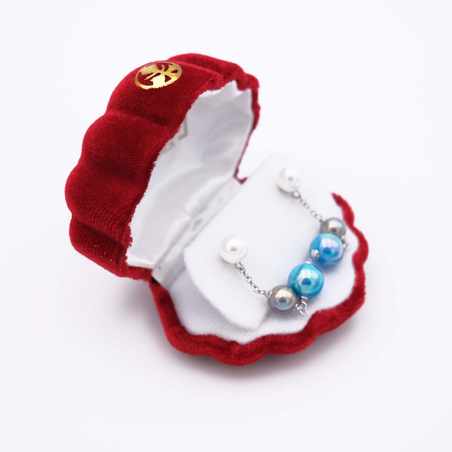 Boucles d'Oreilles en Perles de Majorque - 8 x 40 mm - Image 8