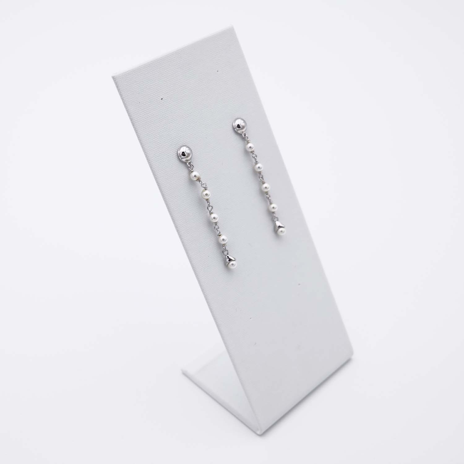 Boucles d'Oreilles en Perles de Majorque - 5 x 53 mm - Image 3