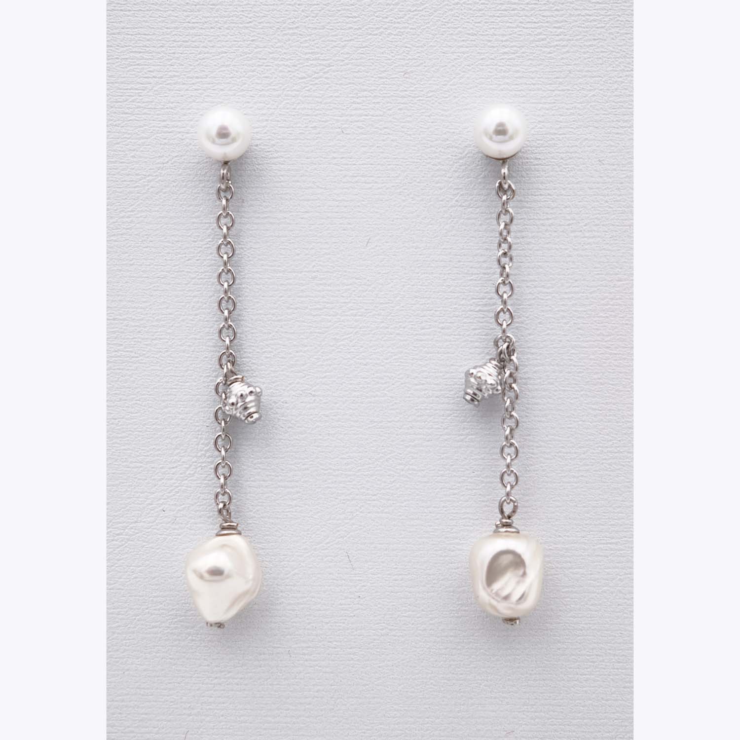 Boucles d'Oreilles en Perles de Majorque - 6 x 53 mm - Image 8