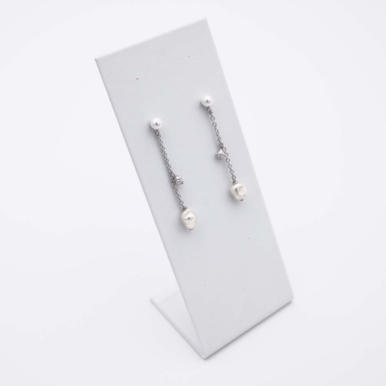 Boucles d'Oreilles en Perles de Majorque - 6 x 53 mm - Image 6