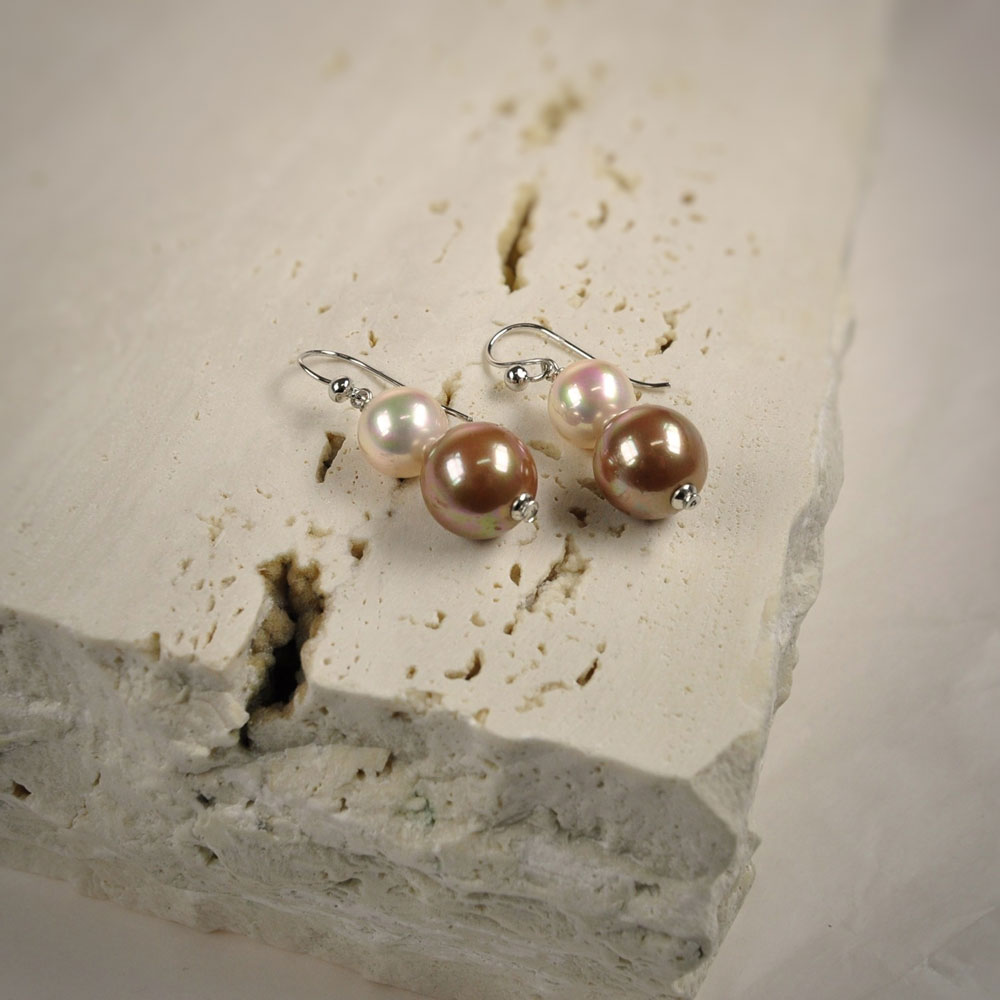 Boucles d'Oreilles en Perles de Majorque - 12 x 38 mm - Image 10