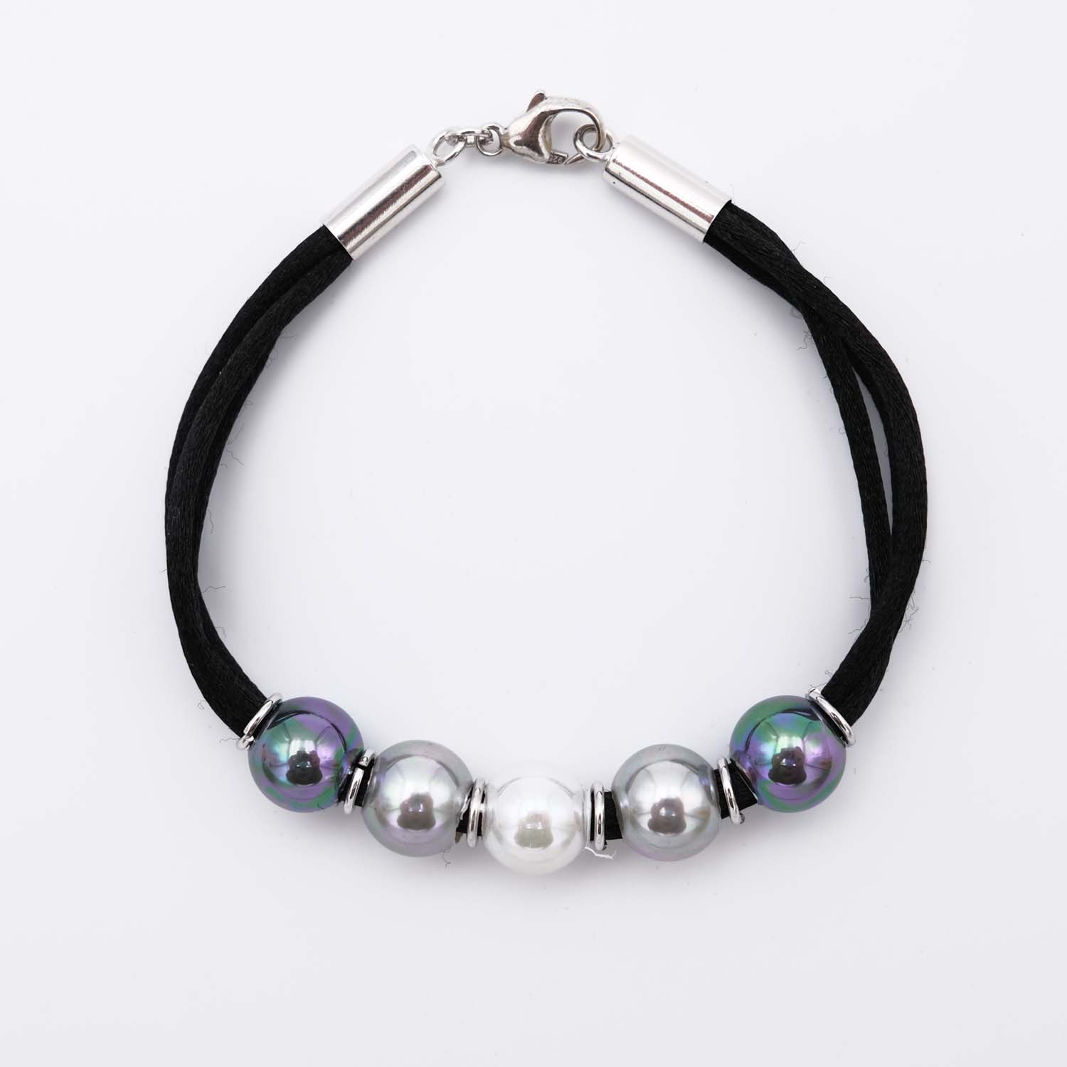 Bracelet en Perles de Majorque - 10 mm - Long. 19 cm - Image 2