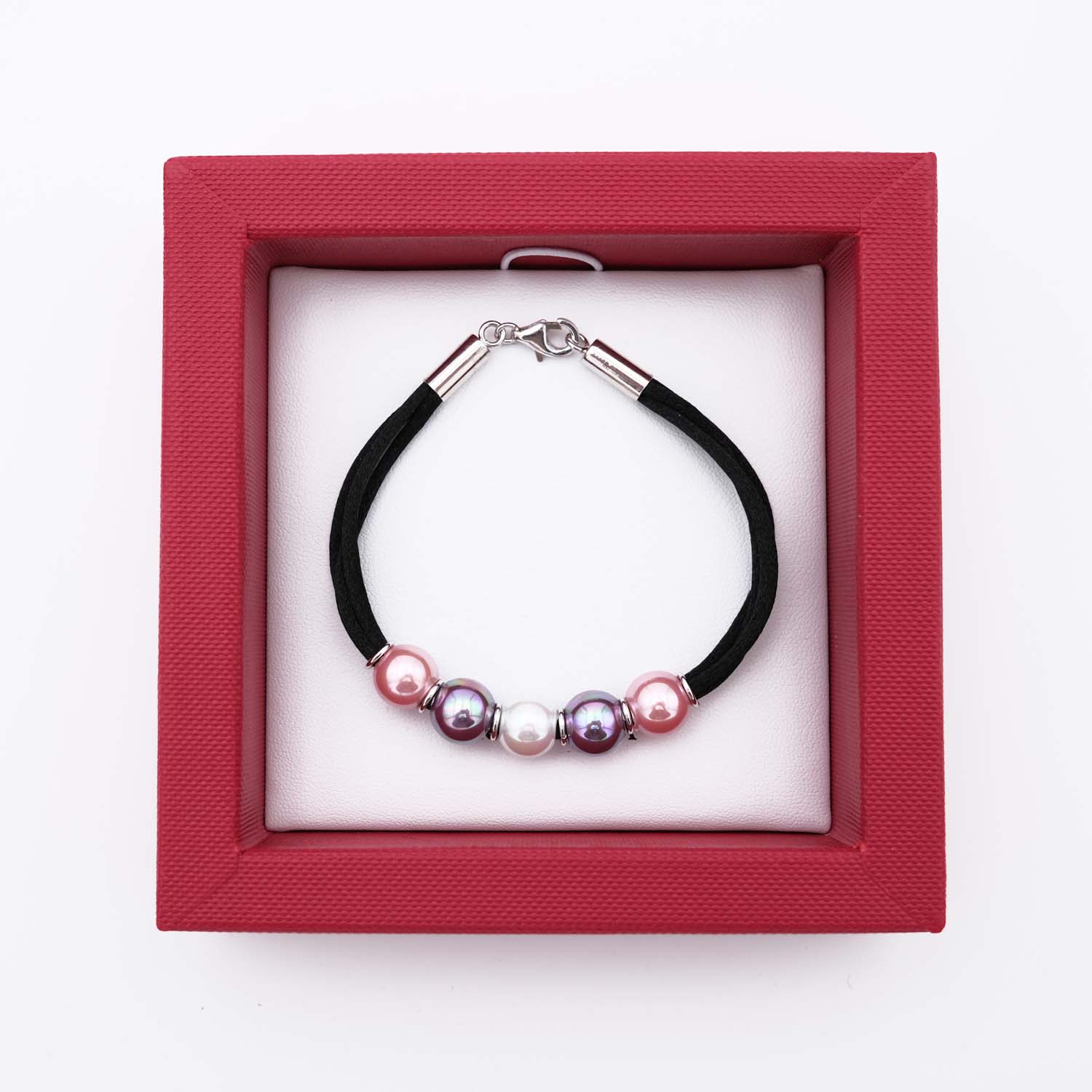 Bracelet en Perles de Majorque - 10 mm - Long. 19 cm - Image 4