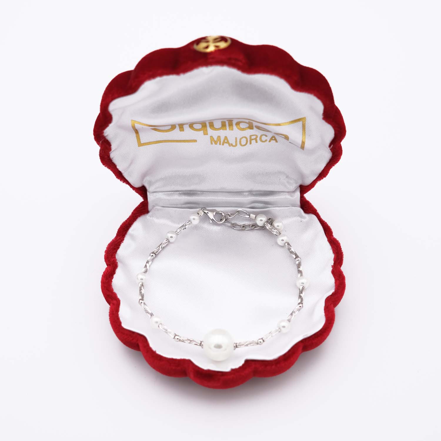 Bracelet en Perles de Majorque - 5 à 12 mm - Long. 19 à 23 cm - Image 4