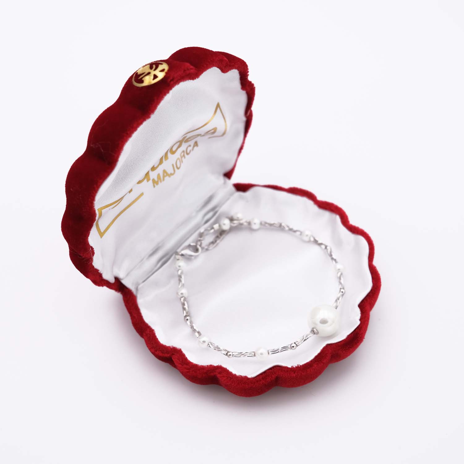 Bracelet en Perles de Majorque - 5 à 12 mm - Long. 19 à 23 cm - Image 5