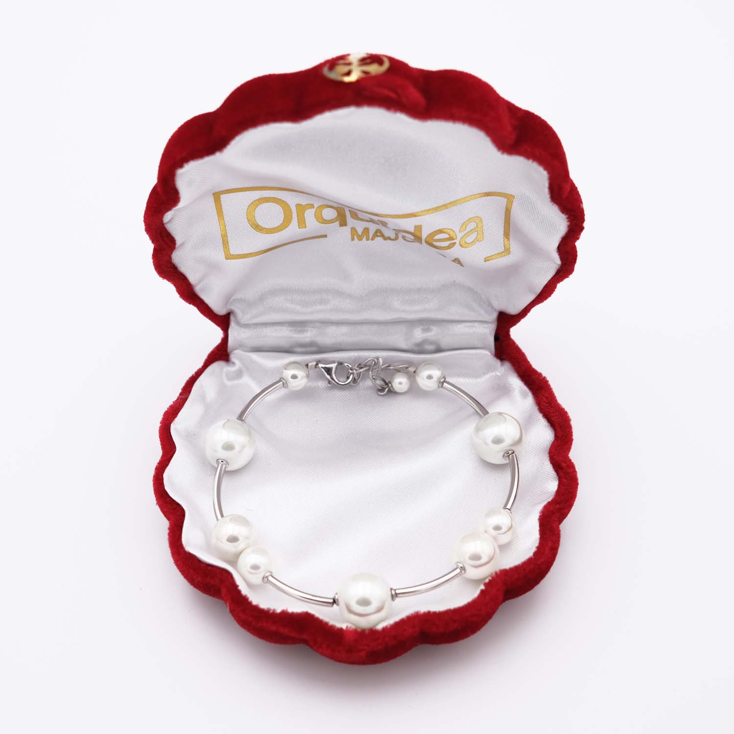 Bracelet en Perles de Majorque - 7 à 12 mm - Long. 19 à 23 cm - Image 4