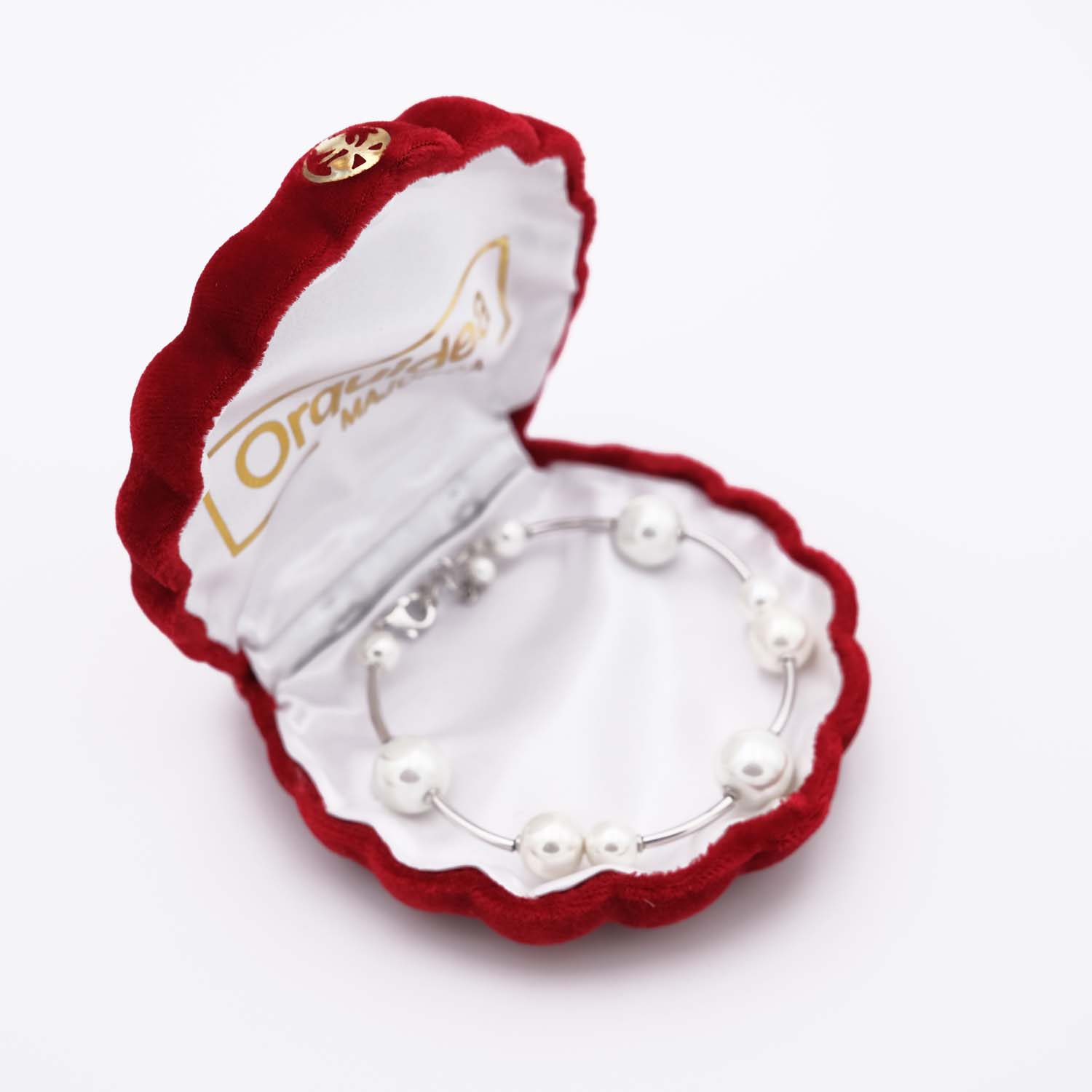 Bracelet en Perles de Majorque - 7 à 12 mm - Long. 19 à 23 cm - Image 5