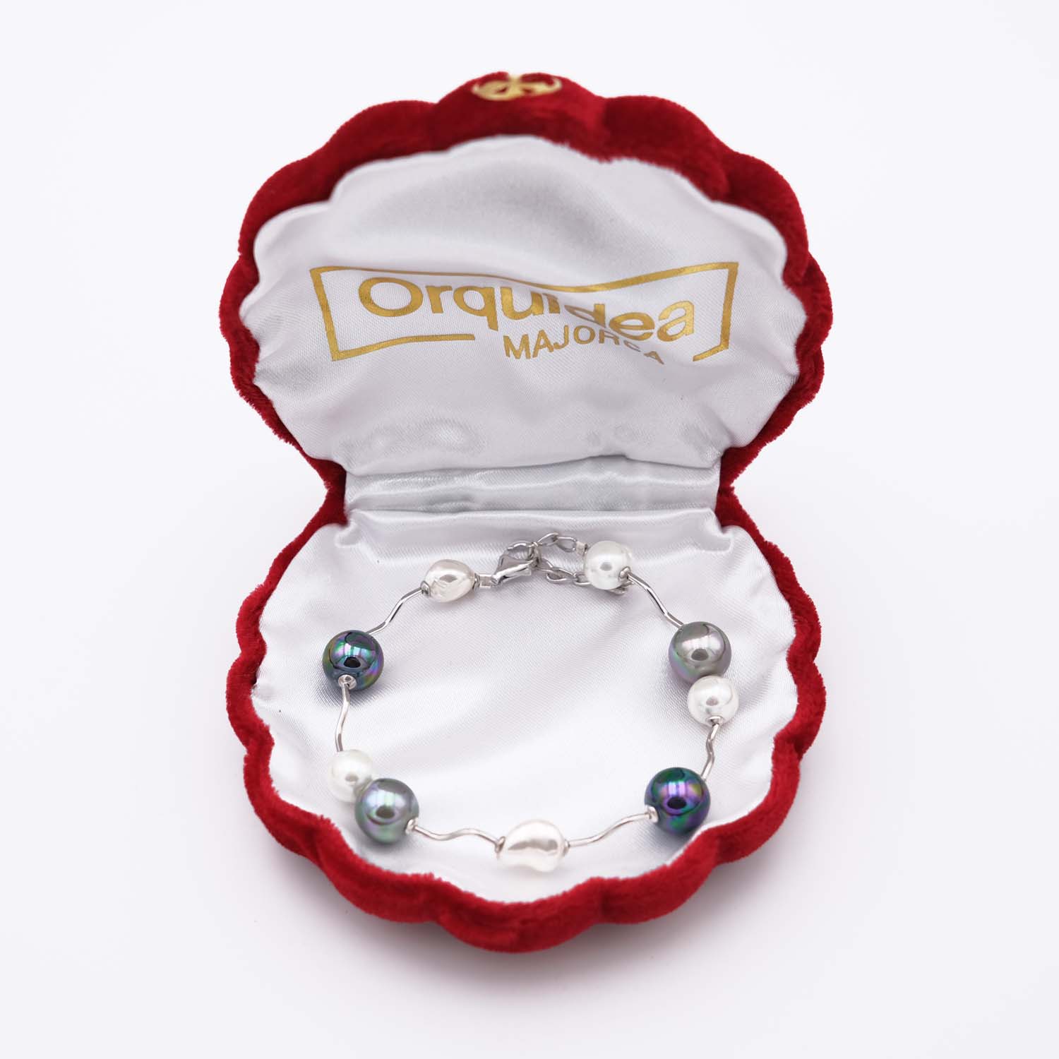 Bracelet en Perles de Majorque - 8 à 12 mm - Long. 18 à 22 cm - Multiformes - Image 5