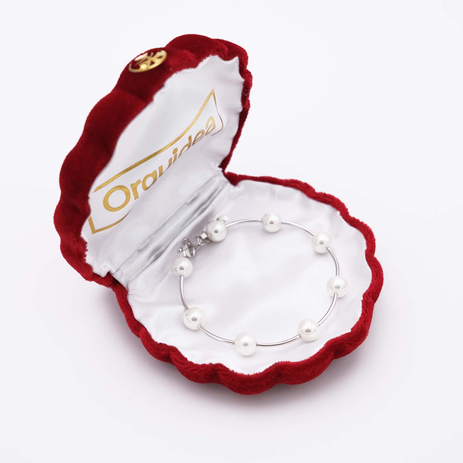 Bracelet en Perles de Majorque - 8 mm - Long. 18 cm - Image 5