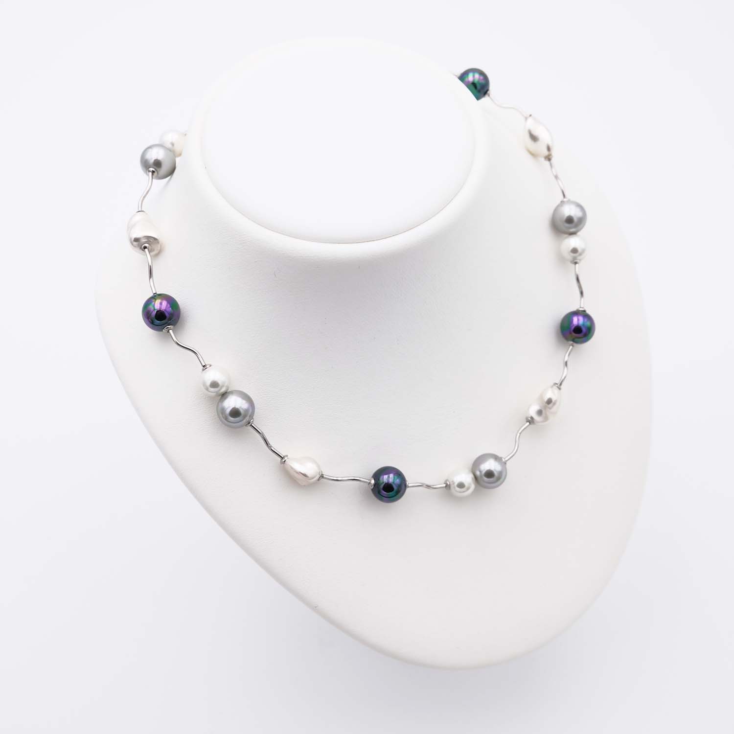 Collier en Perles de Majorque - 8 à 12 mm - Multiformes - Image 6