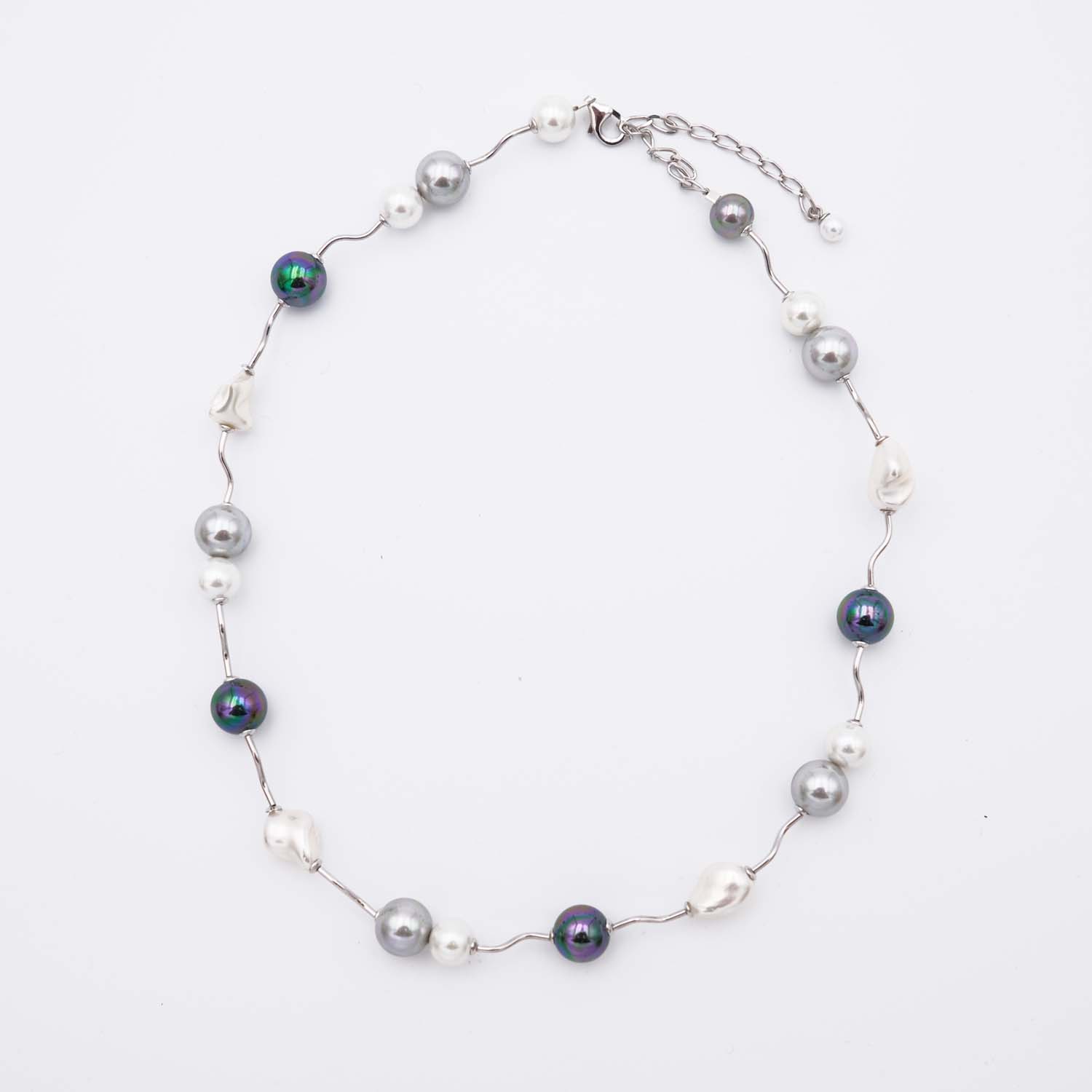 Collier en Perles de Majorque - 8 à 12 mm - Multiformes - Image 2