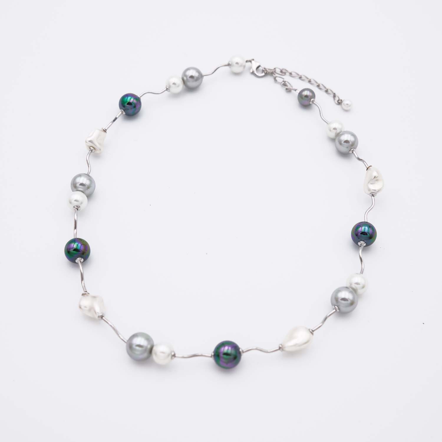 Collier en Perles de Majorque - 8 à 12 mm - Multiformes - Image 3