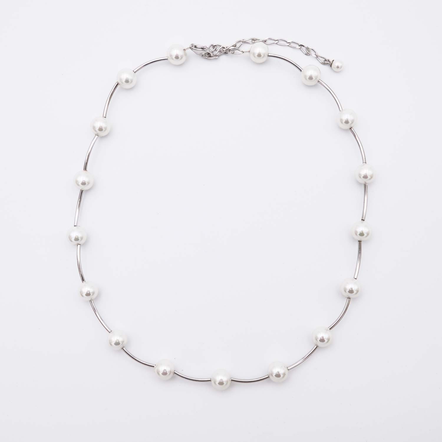 Collier en Perles de Majorque - 8 mm. Long. 38 à 46 cm - Image 5