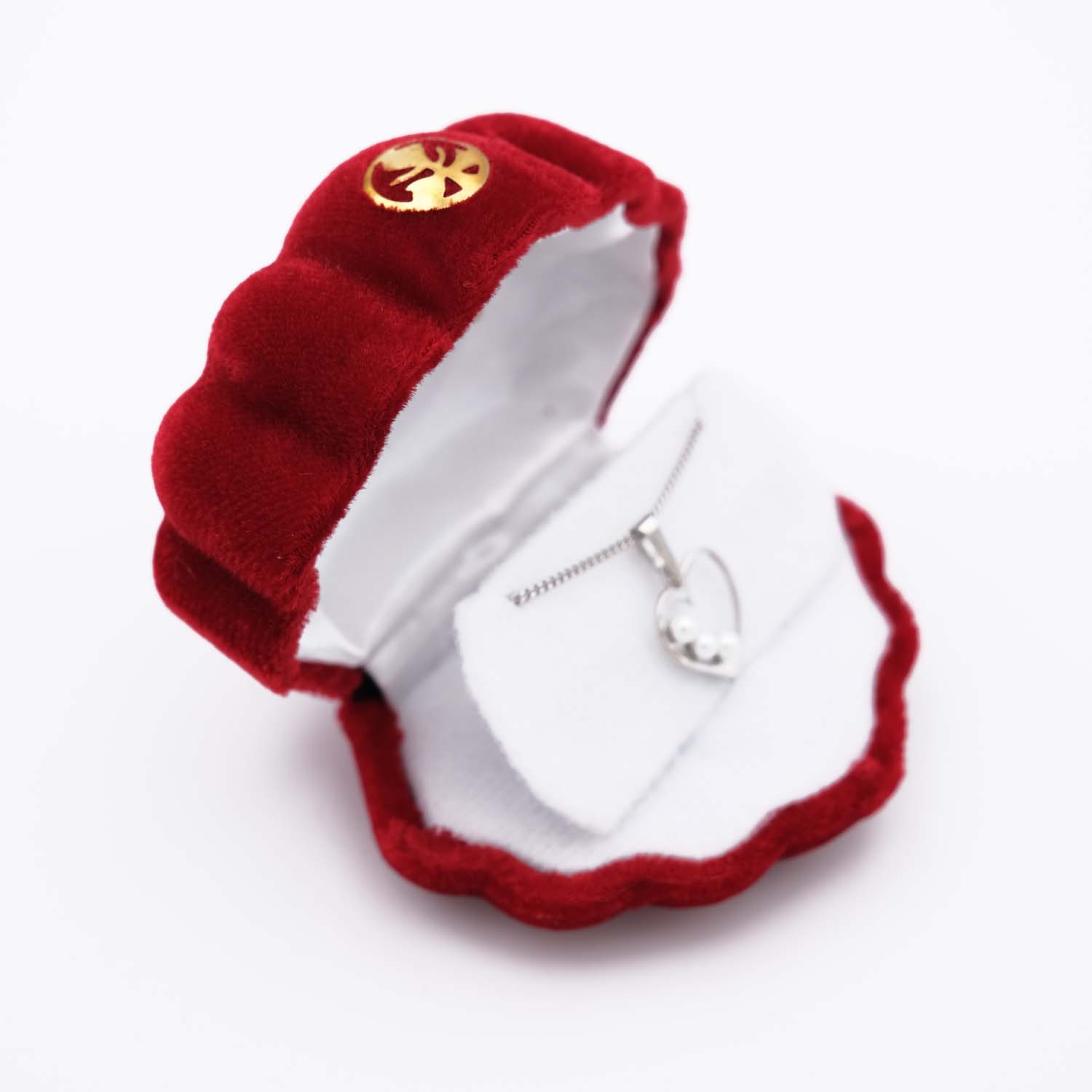 Pendentif en Perles de Majorque et Chaîne - 14 x 19 mm - Image 5