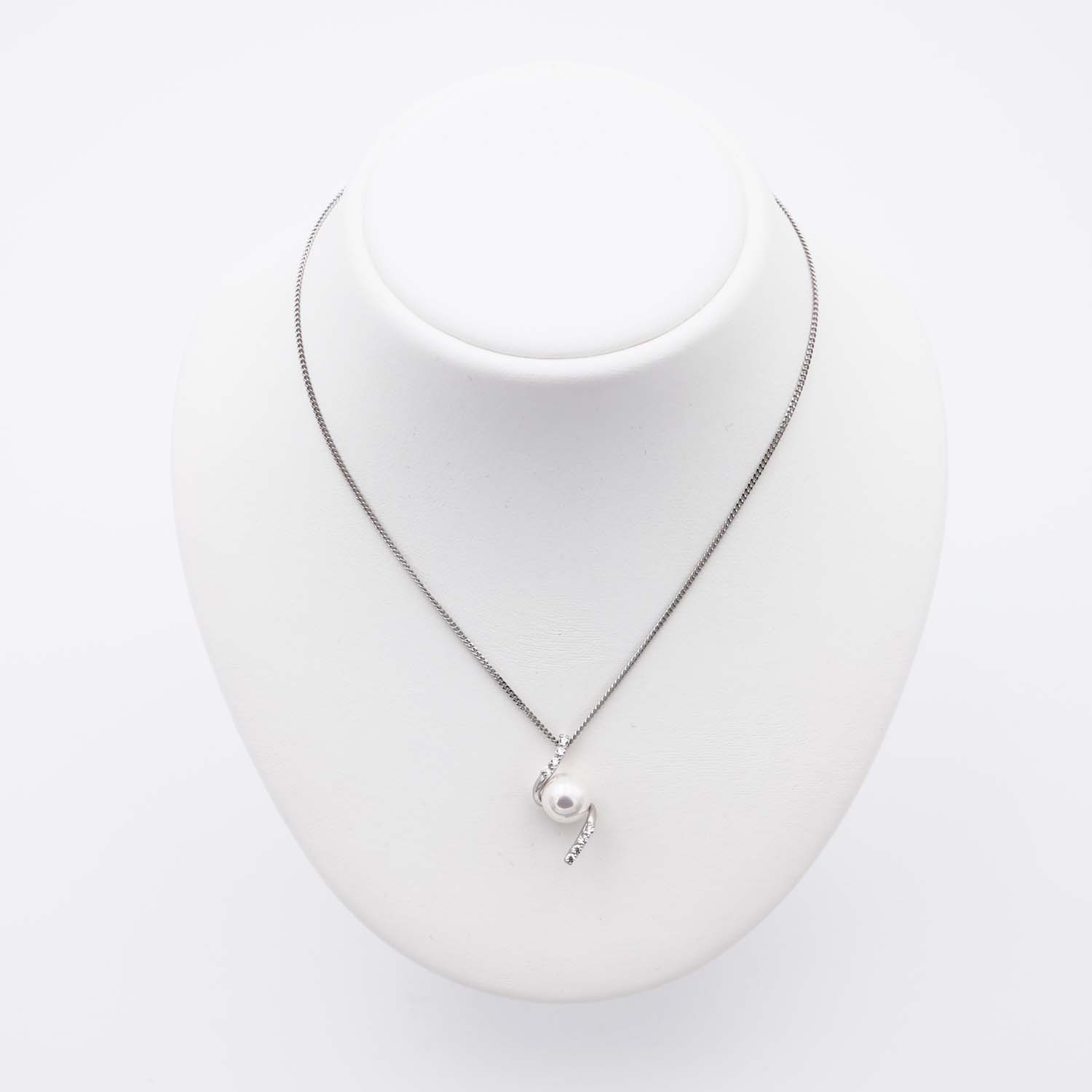 Pendentif en Perles de Majorque et Chaîne - 10 x 24 mm - Image 9