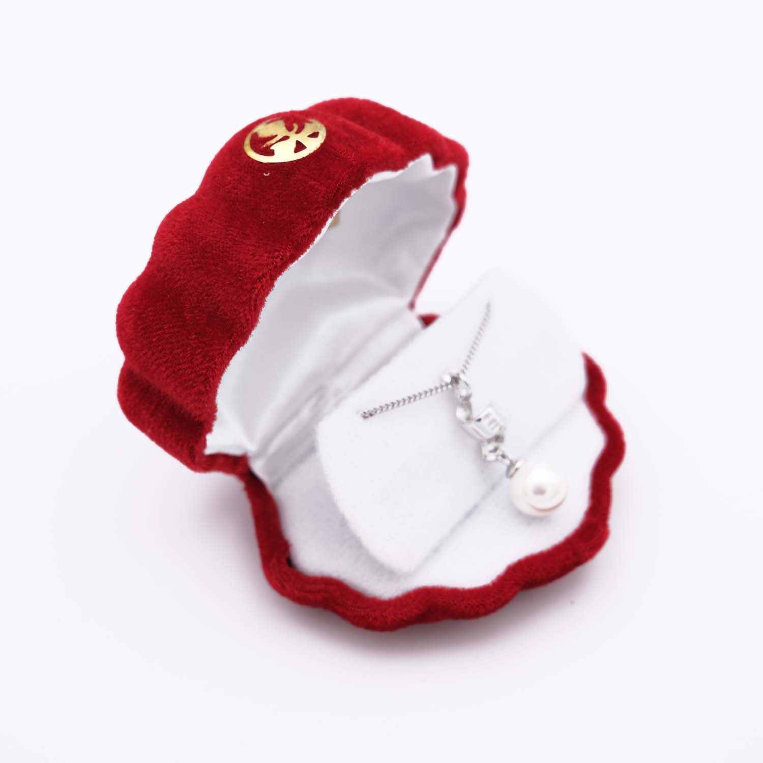 Pendentif en Perles de Majorque et Chaîne - 10 x 31 mm - Image 5