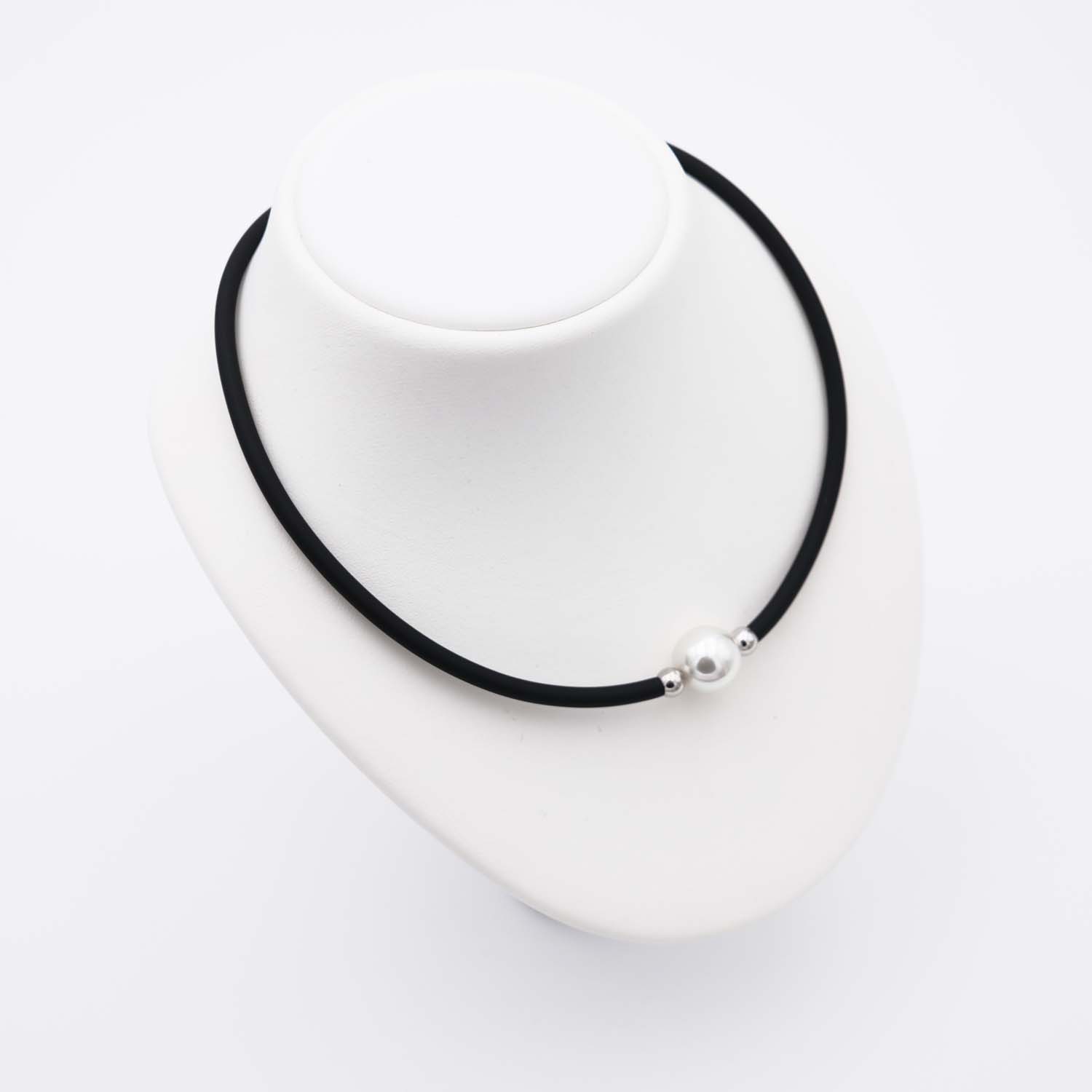 Collier en Perles de Majorque - 14 mm - Long. 41 à 45 cm - Image 6